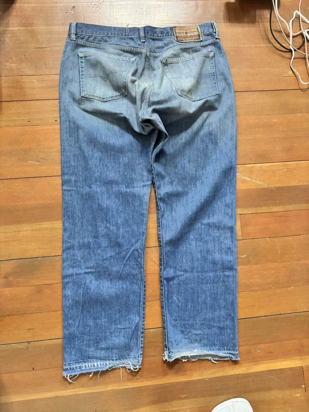 Designer × Diesel Diesel denim division baggy selvedge jeans made in italy Size US 40 / EU 56 - 2 Thumbnail