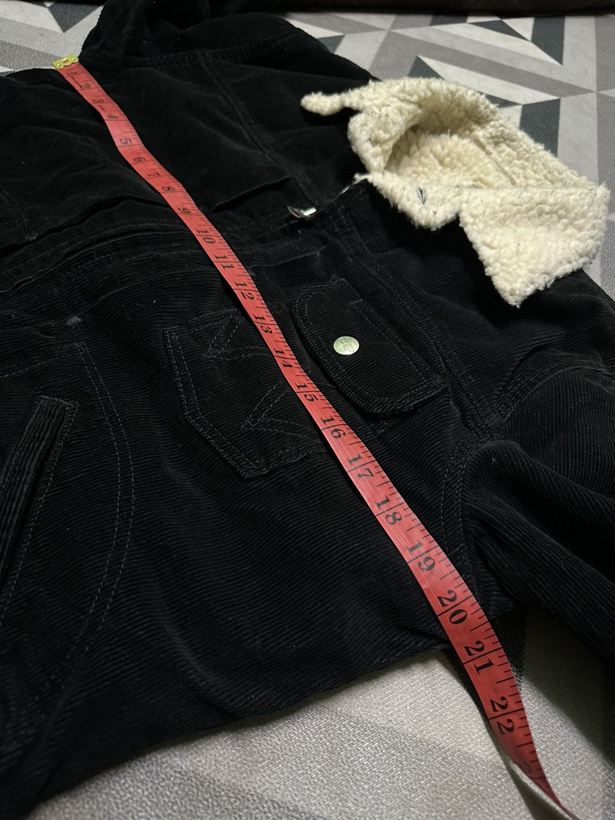 Vintage × Wrangler Vintage wrangler corduroy sherpa jacket single pocket Size US S / EU 44-46 / 1 - 14 Thumbnail