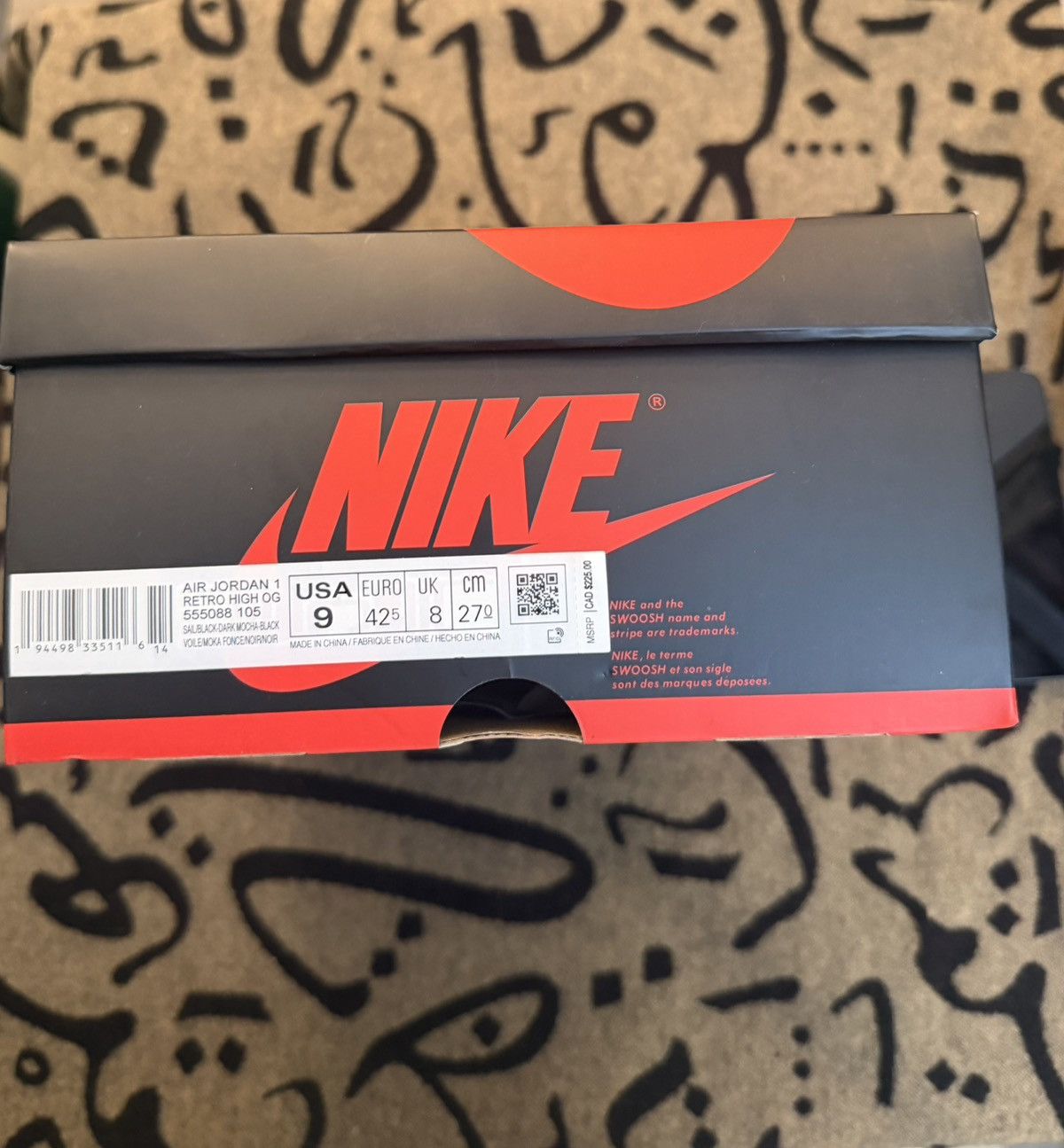 Jordan Brand Air Jordan 1 Retro High “Dark Mocha” Size US 9 / EU 42 - 13 Thumbnail
