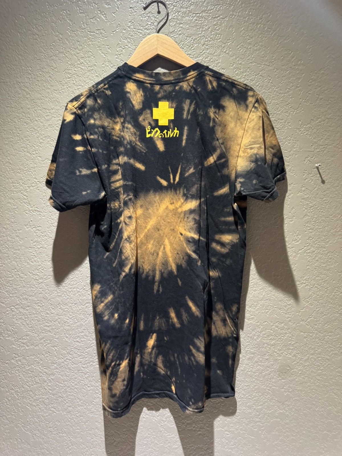 Pink Dolphin Black / Yellow Tie Dye Pink Dolphin Plus Logo Shirt Soft Size US M / EU 48-50 / 2 - 6 Thumbnail