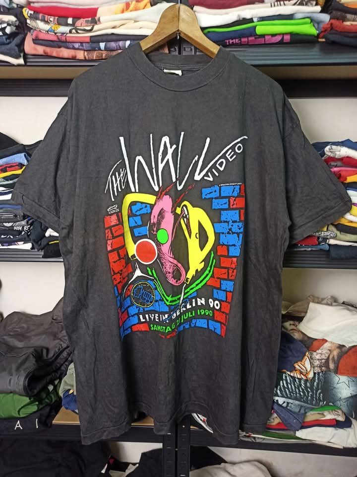 Band Tees × Vintage Vintage Pink Floyd The Wall Live Berlin 1990 Size US XL / EU 56 / 4 - 1 Thumbnail