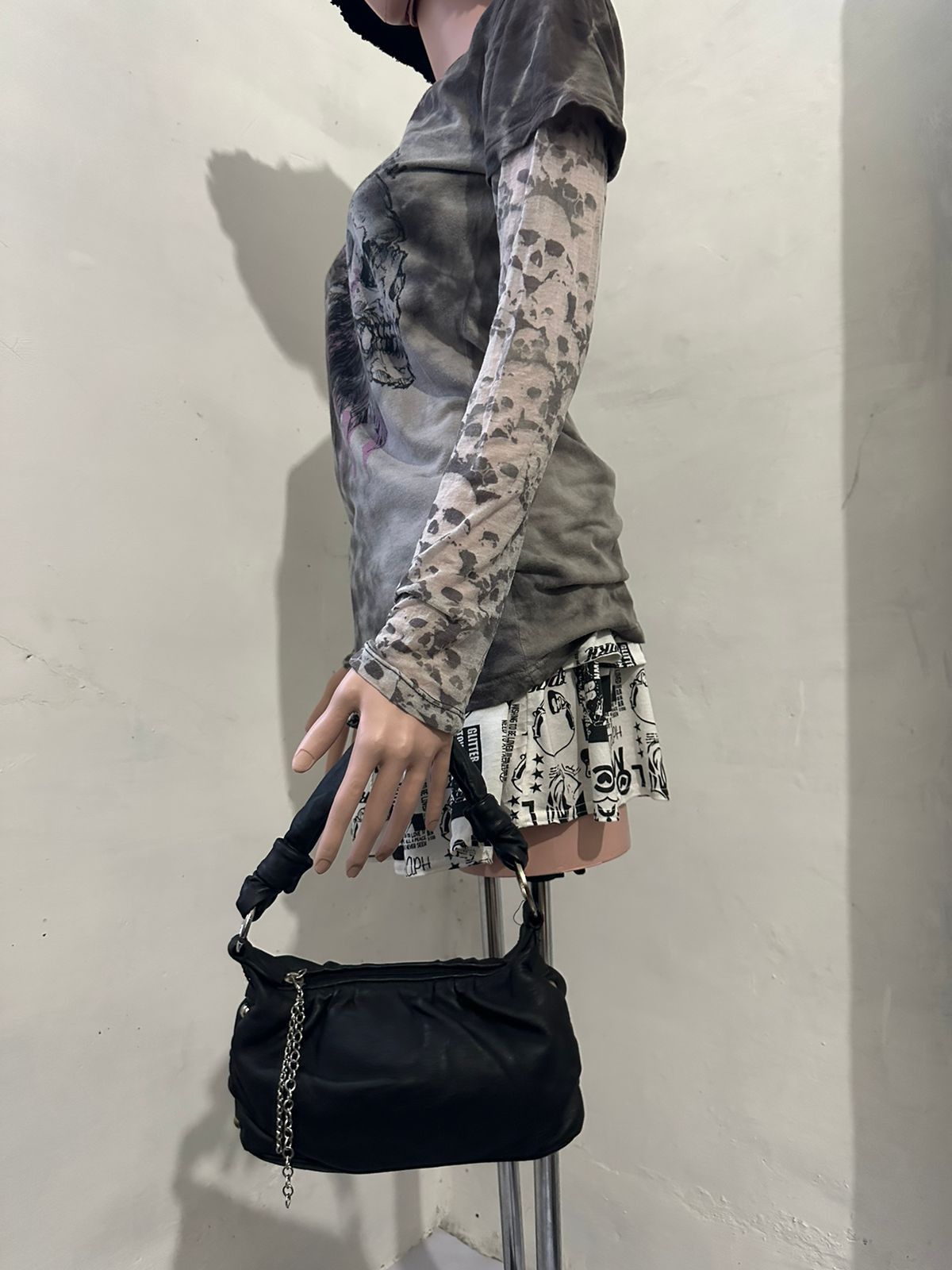 Yohji Yamamoto 🔥Y’saccs by Yohji yamamoto side stud button leather bag Size ONE SIZE - 2 Thumbnail