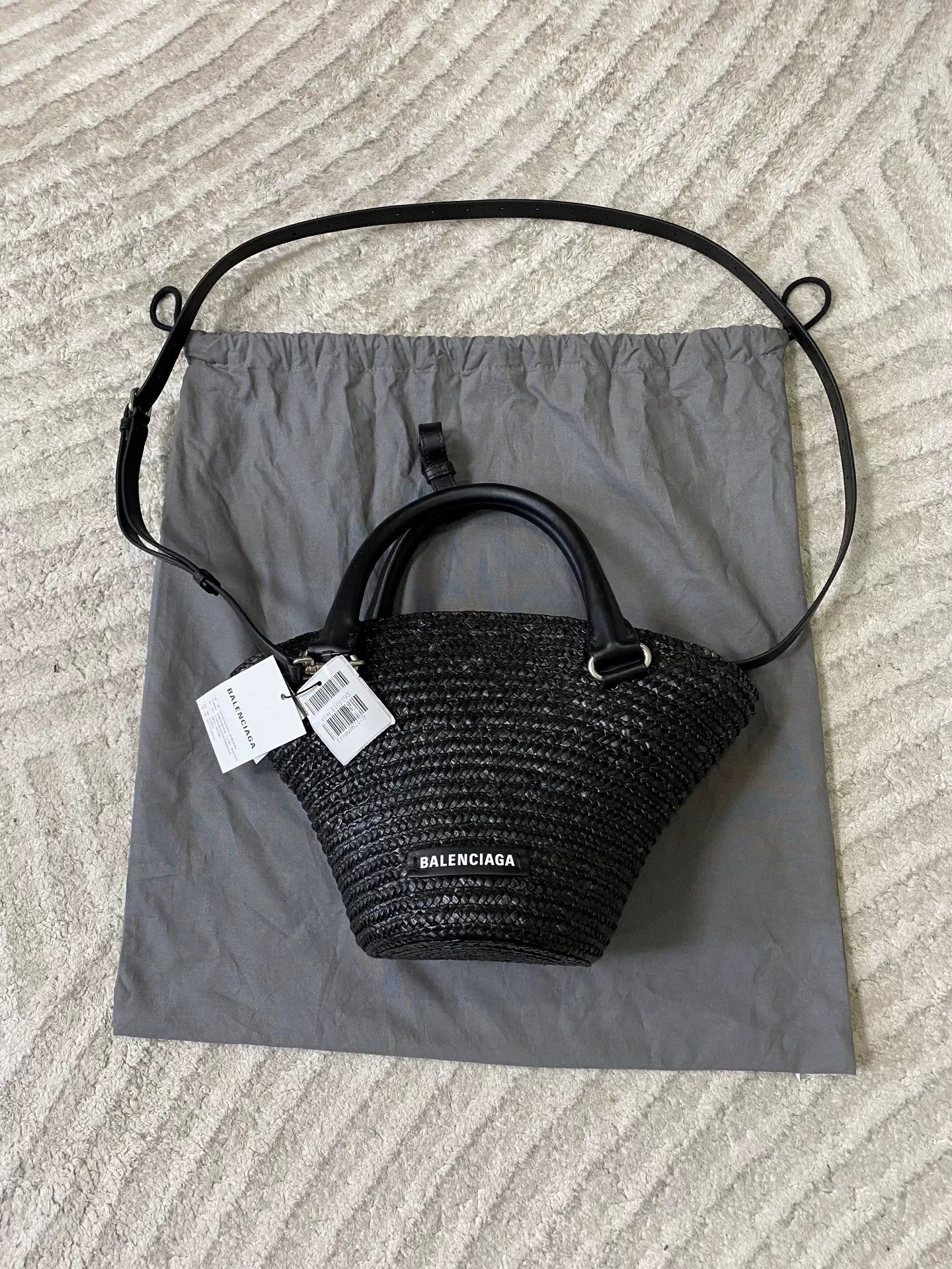Balenciaga Balenciaga Mini Beach Woven Bag Size ONE SIZE - 1 Thumbnail