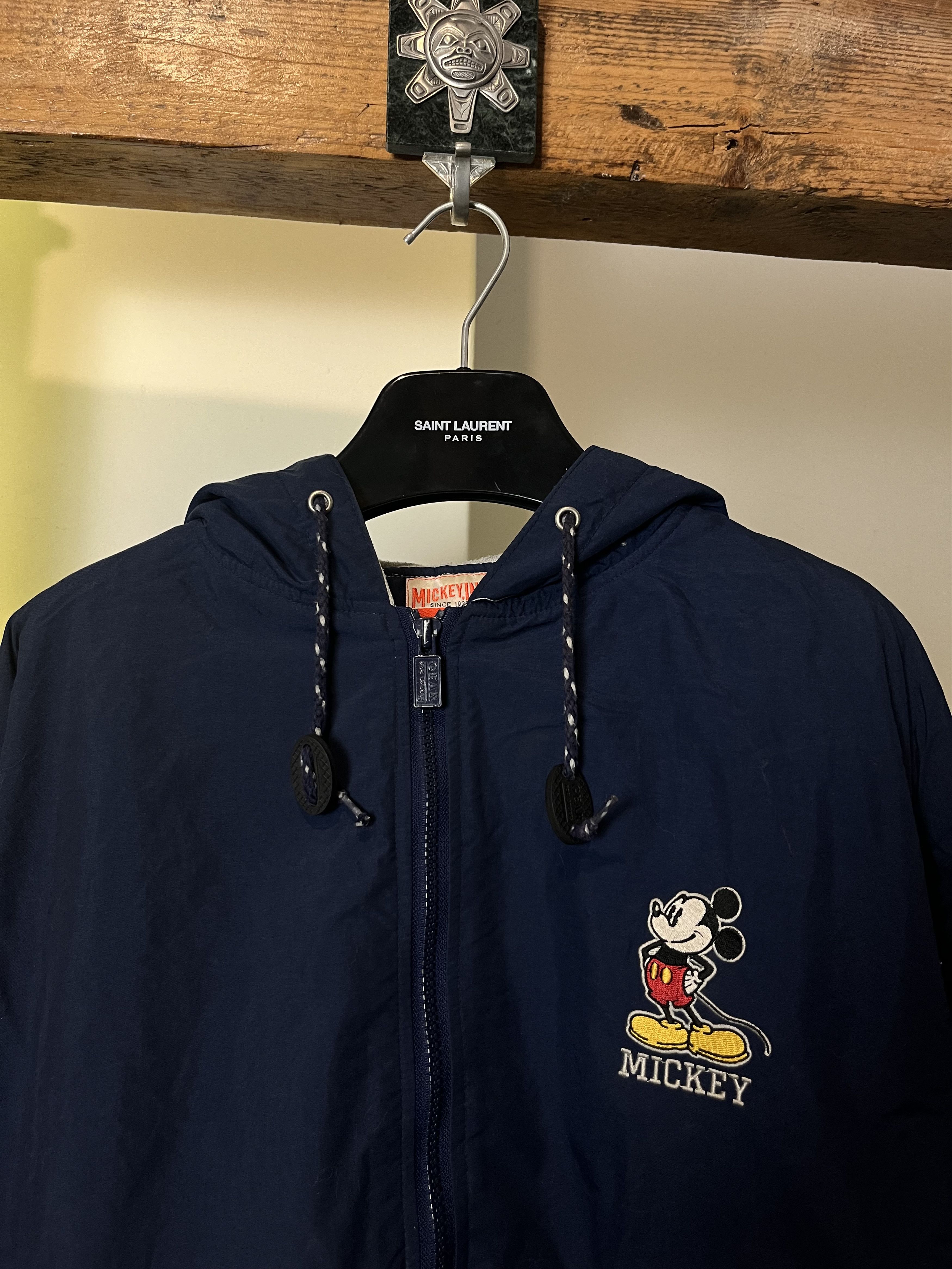 Disney × Vintage 90s Mickey Disney Active Boxy University Jacket Size US S / EU 44-46 / 1 - 3 Thumbnail