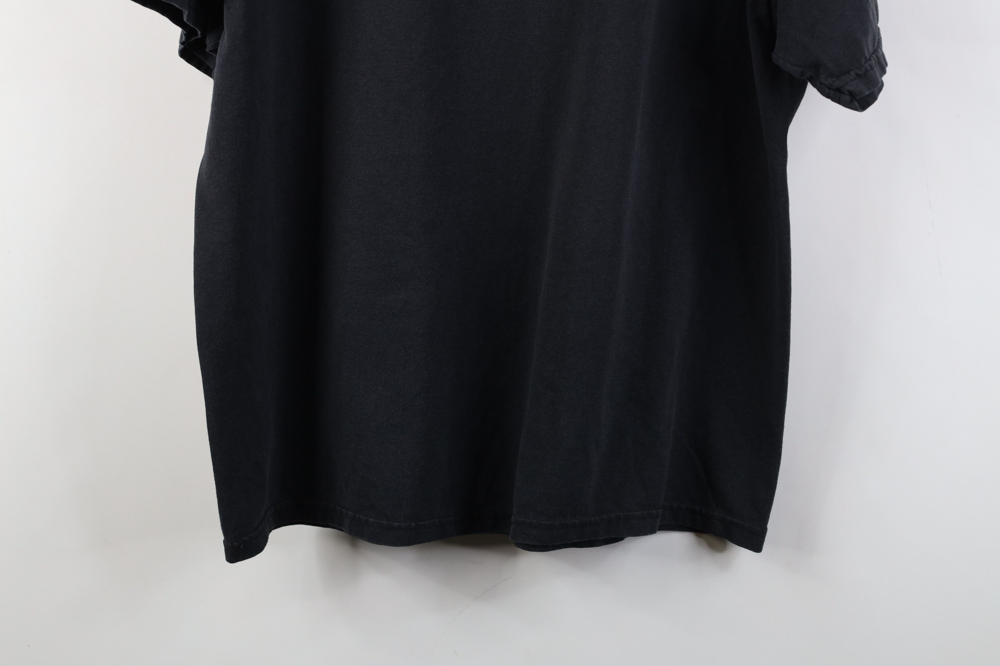 Hanes Vintage 90s Y2K Hanes Heavyweight Short Sleeve T-Shirt Black Size US L / EU 52-54 / 3 - 11 Thumbnail