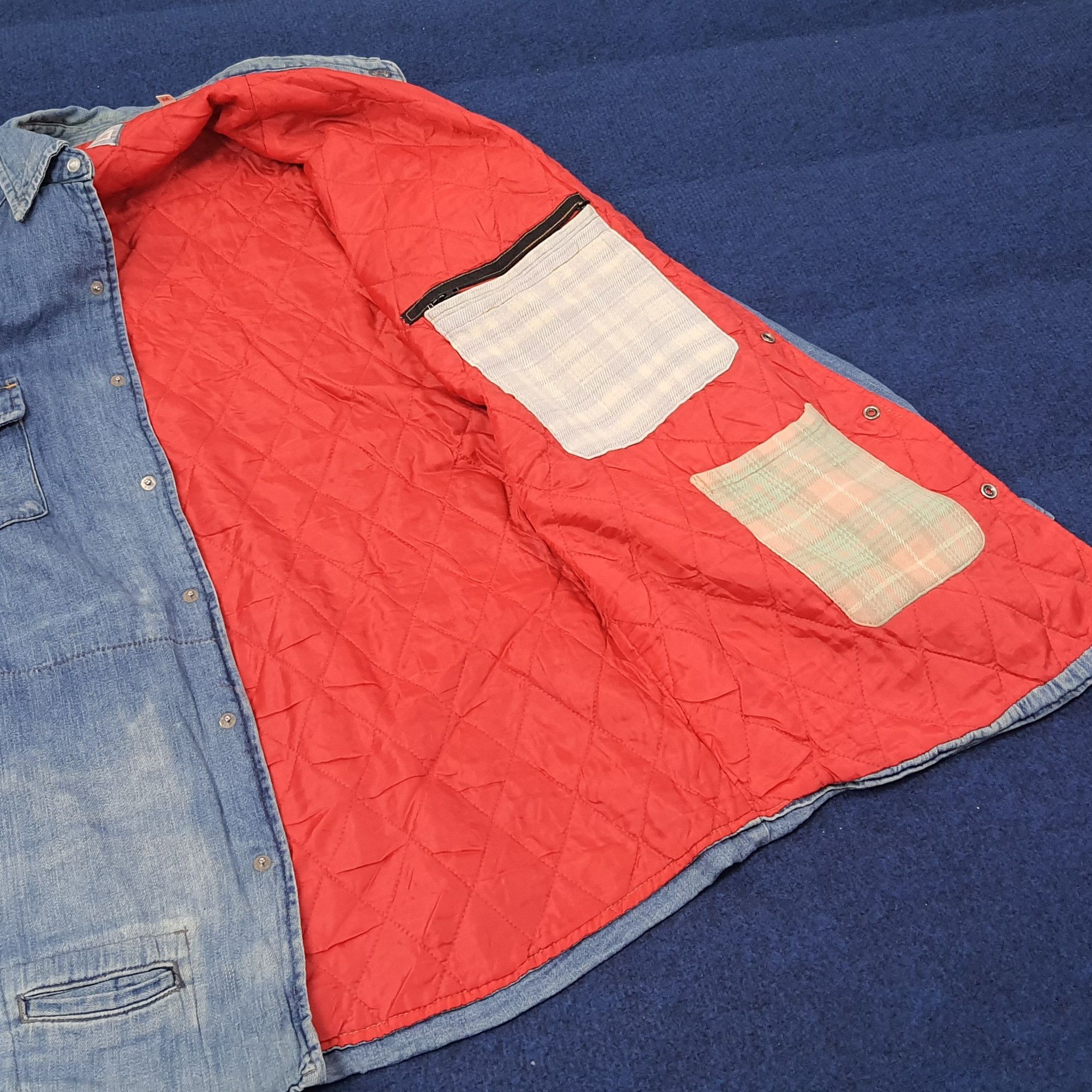 Blue Blue Japan Vintage Blue Blue Japan Denim Button Up Jacket C249N13 Size US M / EU 48-50 / 2 - 7 Thumbnail