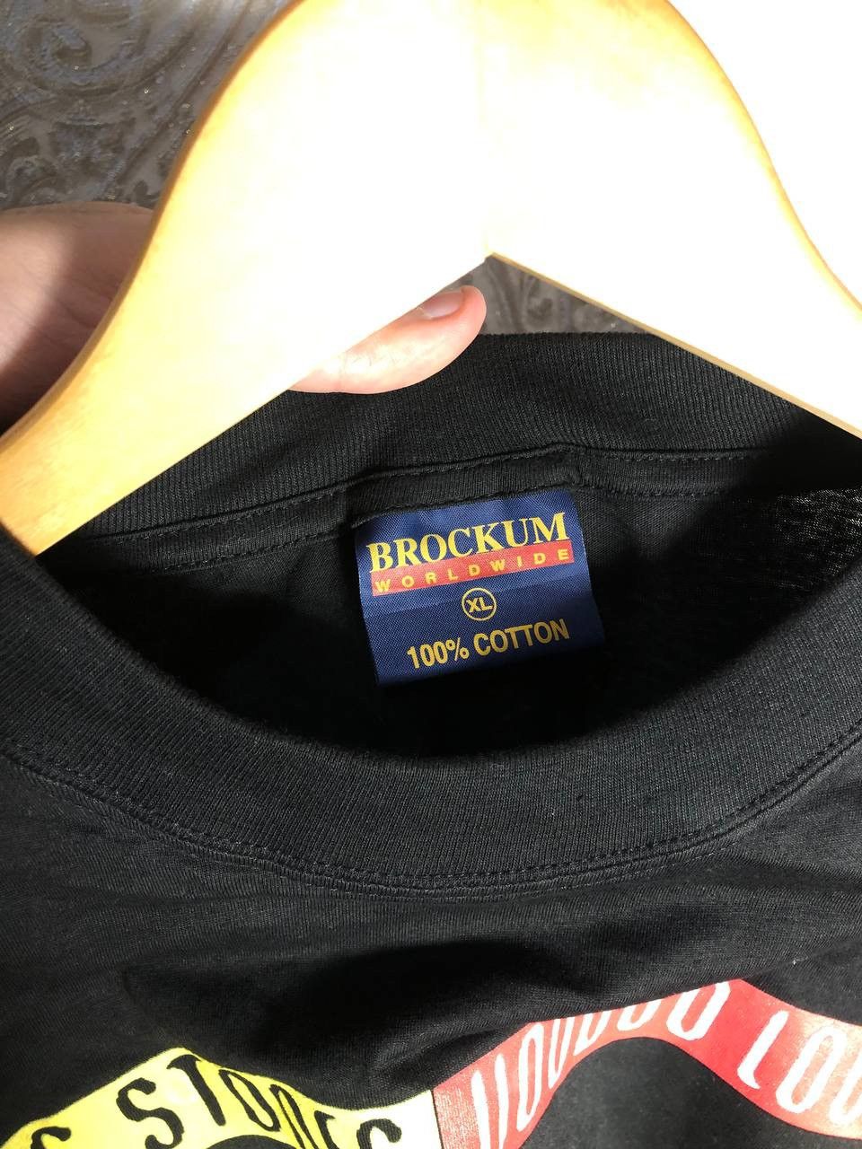 The Rolling Stones × Vintage VERY RARE BROCKUM THE ROLLING STONES WORLD TOUR T-SHIRT 90s Size US XL / EU 56 / 4 - 5 Thumbnail