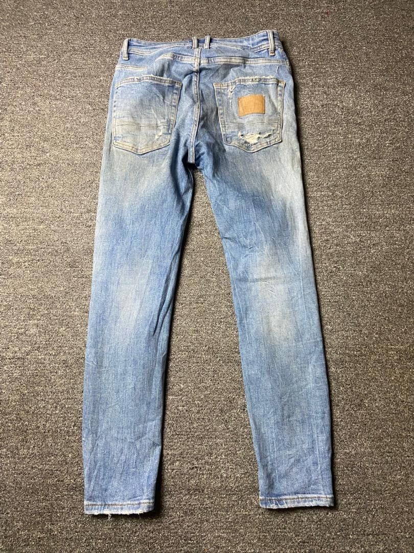 Zara Zara Distressed Denim Ripped Jeans (175) Size US 28 / EU 44 - 3 Thumbnail