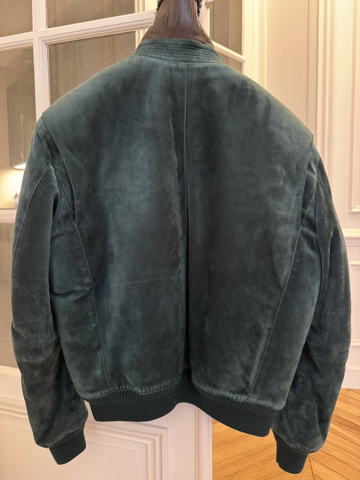 Berluti Berluti Lizard Trimmed Shearling Jacket Size US M / EU 48-50 / 2 - 16 Thumbnail