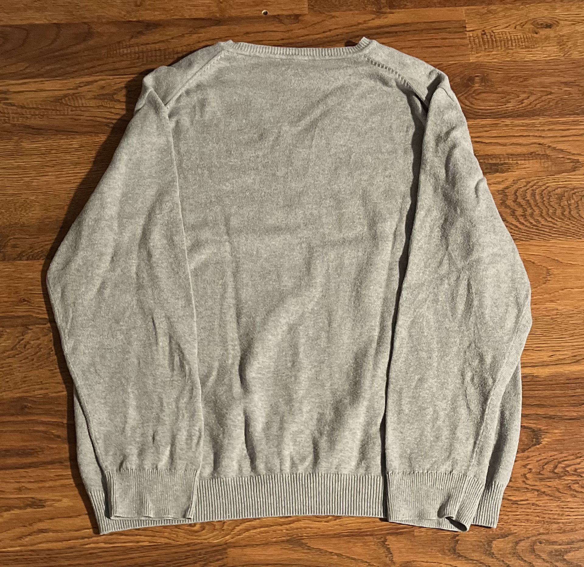 Lacoste Lacoste V-Neck Sweater Knit Crocodile Logo Pullover Size US XL / EU 56 / 4 - 2 Thumbnail