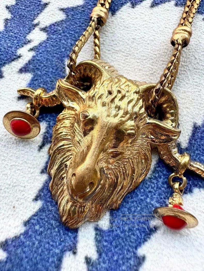 Vivienne Westwood Vivienne Westwood Zodiac Goat Pendant Necklace . Size ONE SIZE - 2 Thumbnail