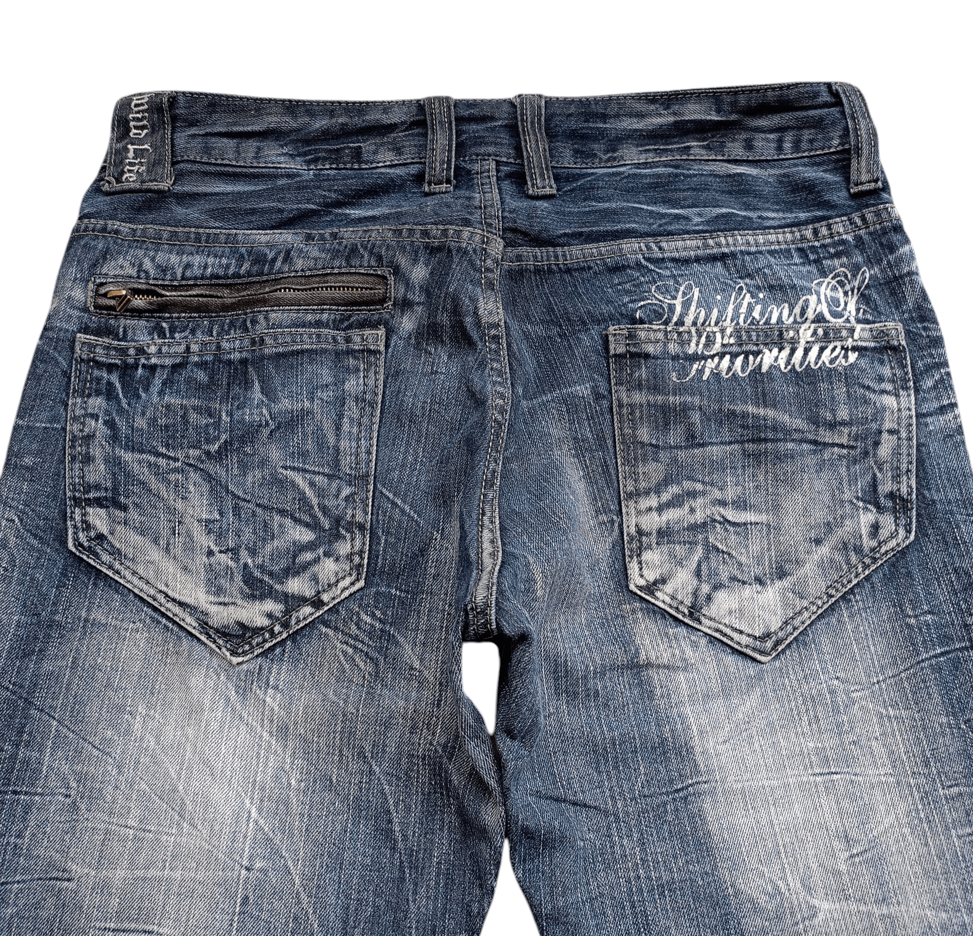 Japanese Brand 2000s Mild Life Flared Denim Pants style ifsixwasnine Lgb Size US 32 / EU 48 - 4 Thumbnail