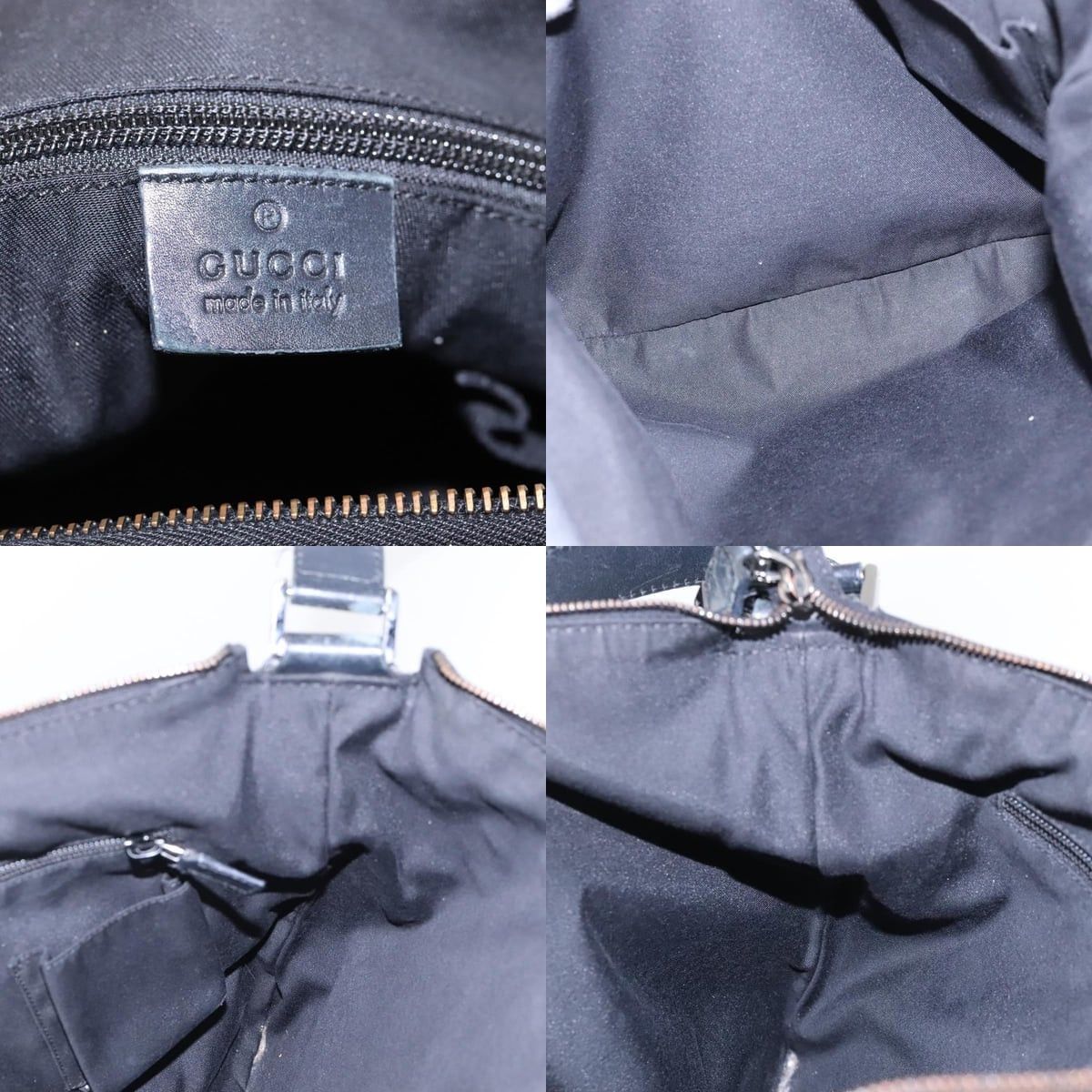 Gucci GUCCI Shoulder Bag Nylon Black Silver Size ONE SIZE - 12 Thumbnail