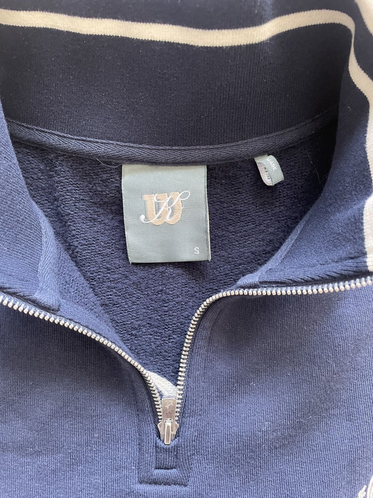 Kith × Wilson Kith x Wilson Cropped Quarter Zip Up Pullover Women's Small Size S / US 4 / IT 40 - 6 Thumbnail
