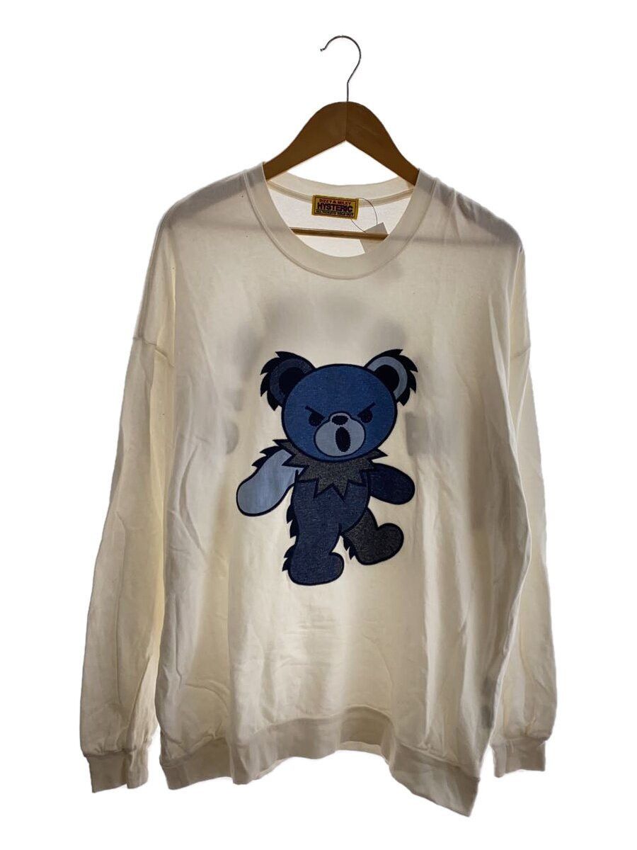 Hysteric Glamour Hysteric Glamour Big Dead Applique Cotton Sweatshirt White Size US S / EU 44-46 / 1 - 1 Thumbnail