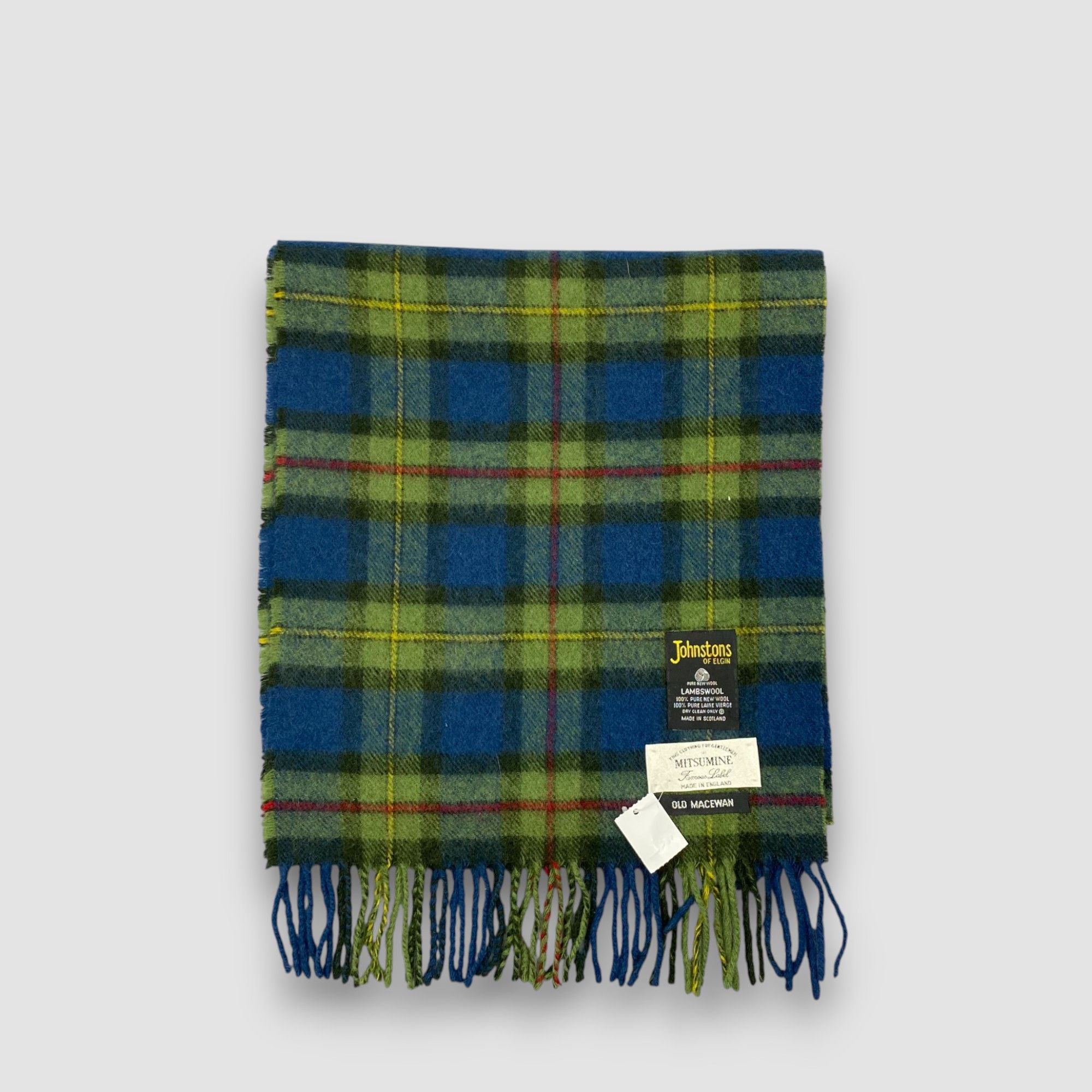 Johnstons Of Elgin Vintage Johnstons of Elgin X Mitsumine Scarf Muffler Scarves Size ONE SIZE - 3 Thumbnail