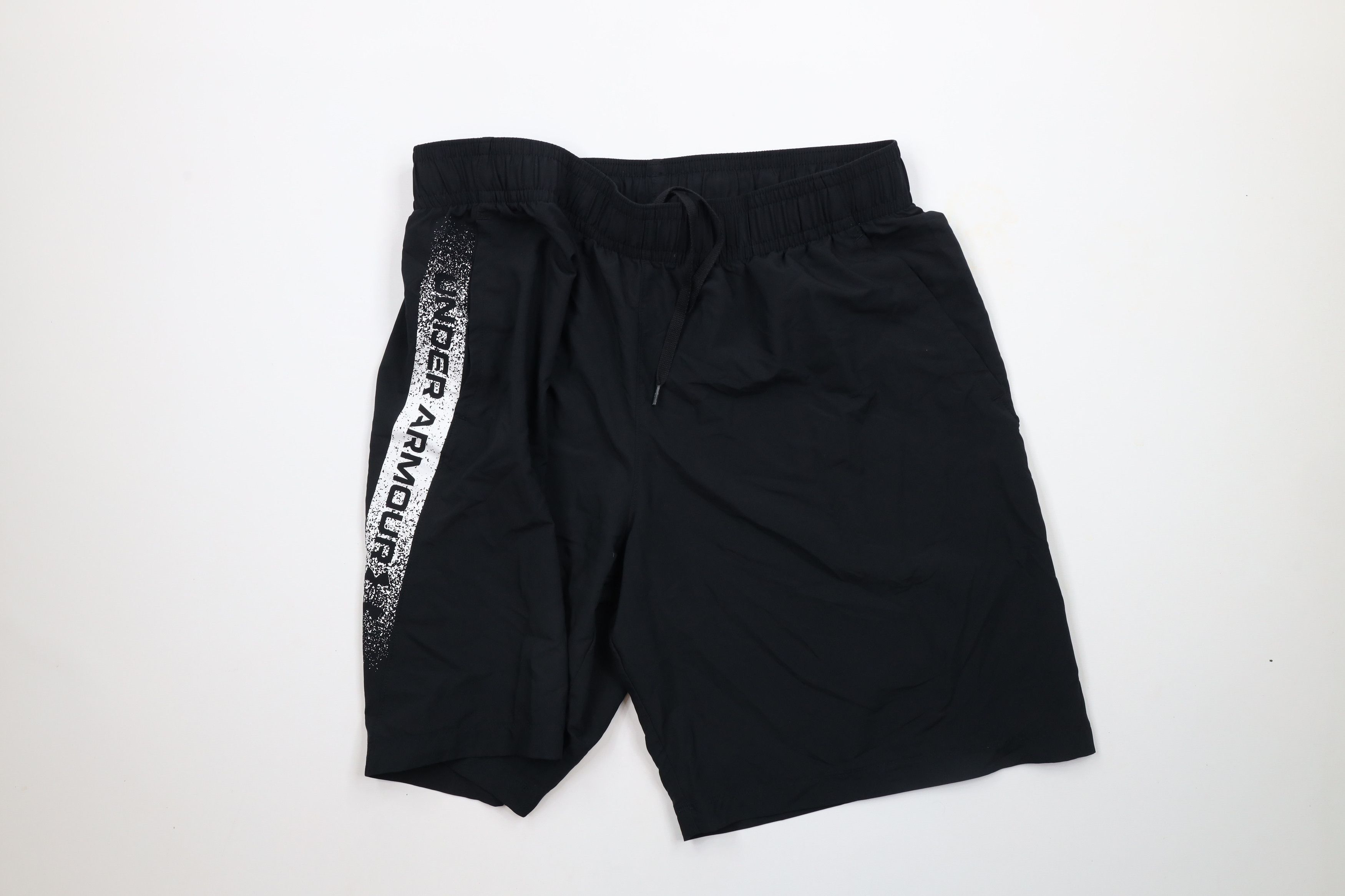 Under Armour × Vintage Under Armour Fit Above Knee Gym Training Shorts Black Size US 36 / EU 52 - 1 Thumbnail