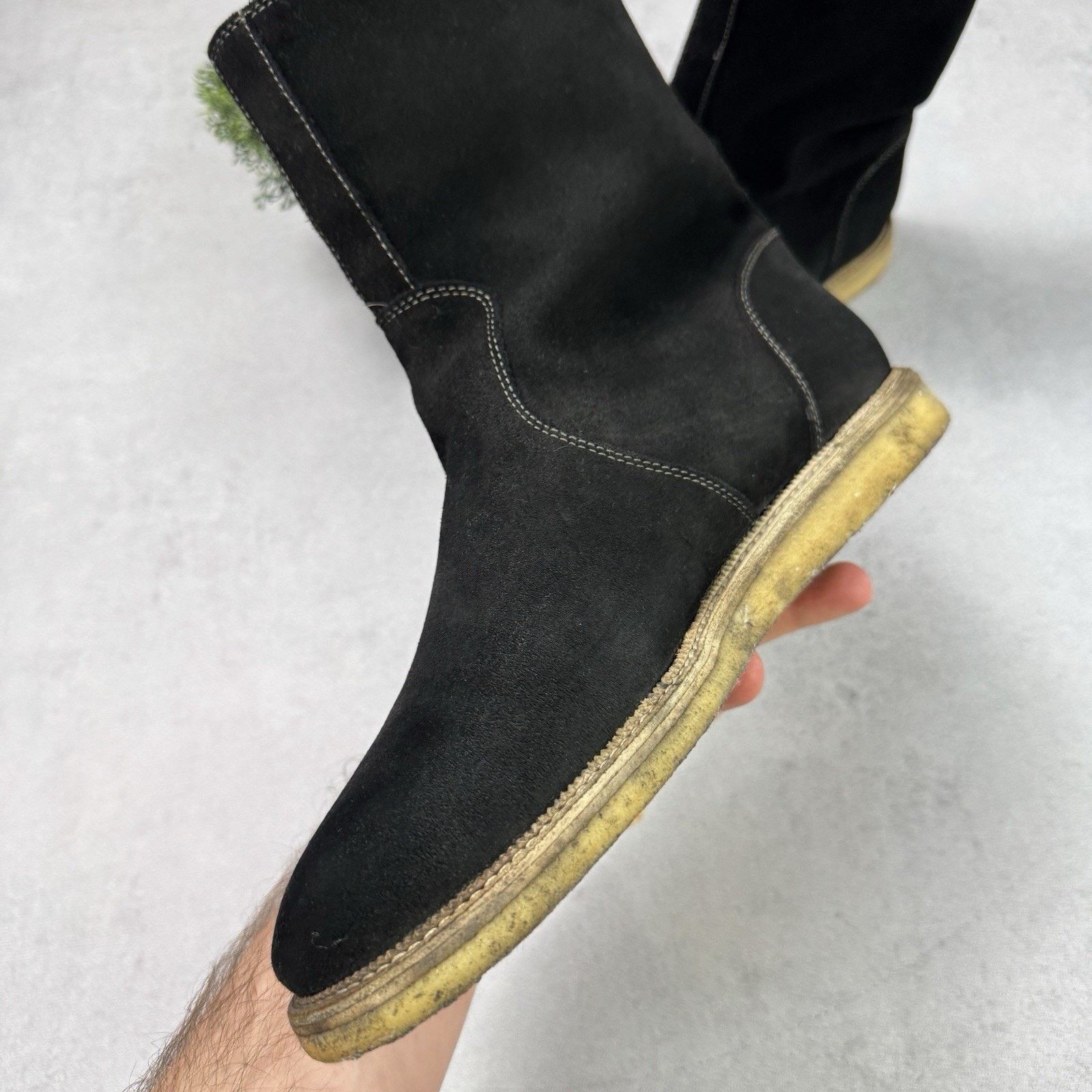 Gucci Gucci Men High Suede Fur Boot Winter Black Size US 9 Size US 9 / EU 42 - 10 Thumbnail