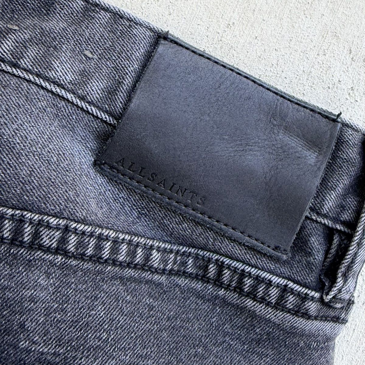 Allsaints Allsaints Jeans Men Size 33 Slim Black Denim Stretch Size US 33 - 7 Thumbnail