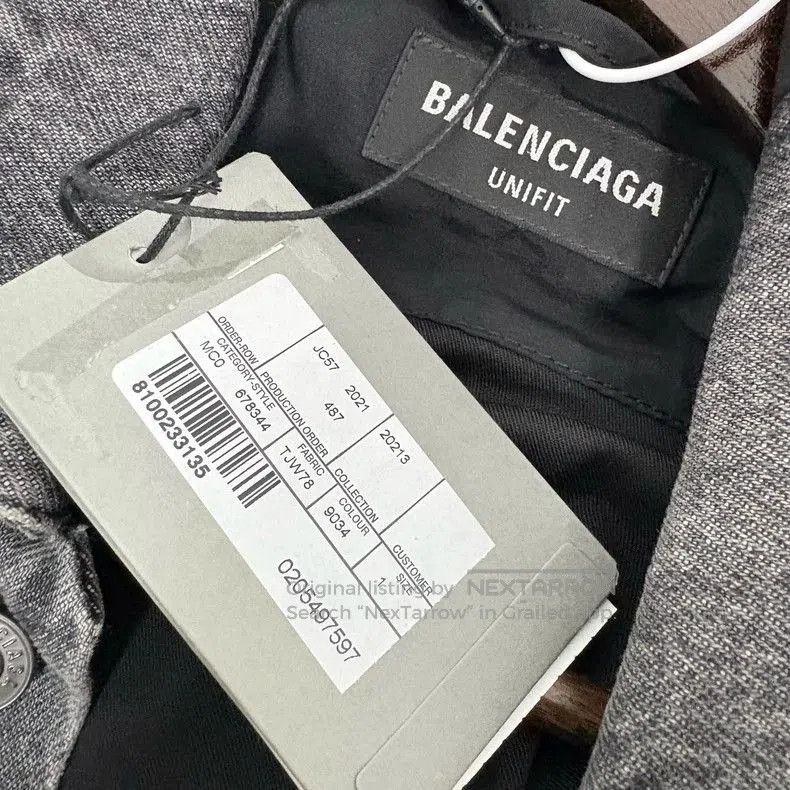 Balenciaga Balenciaga Denim Patchwork Jacket. Size US M / EU 48-50 / 2 - 3 Thumbnail