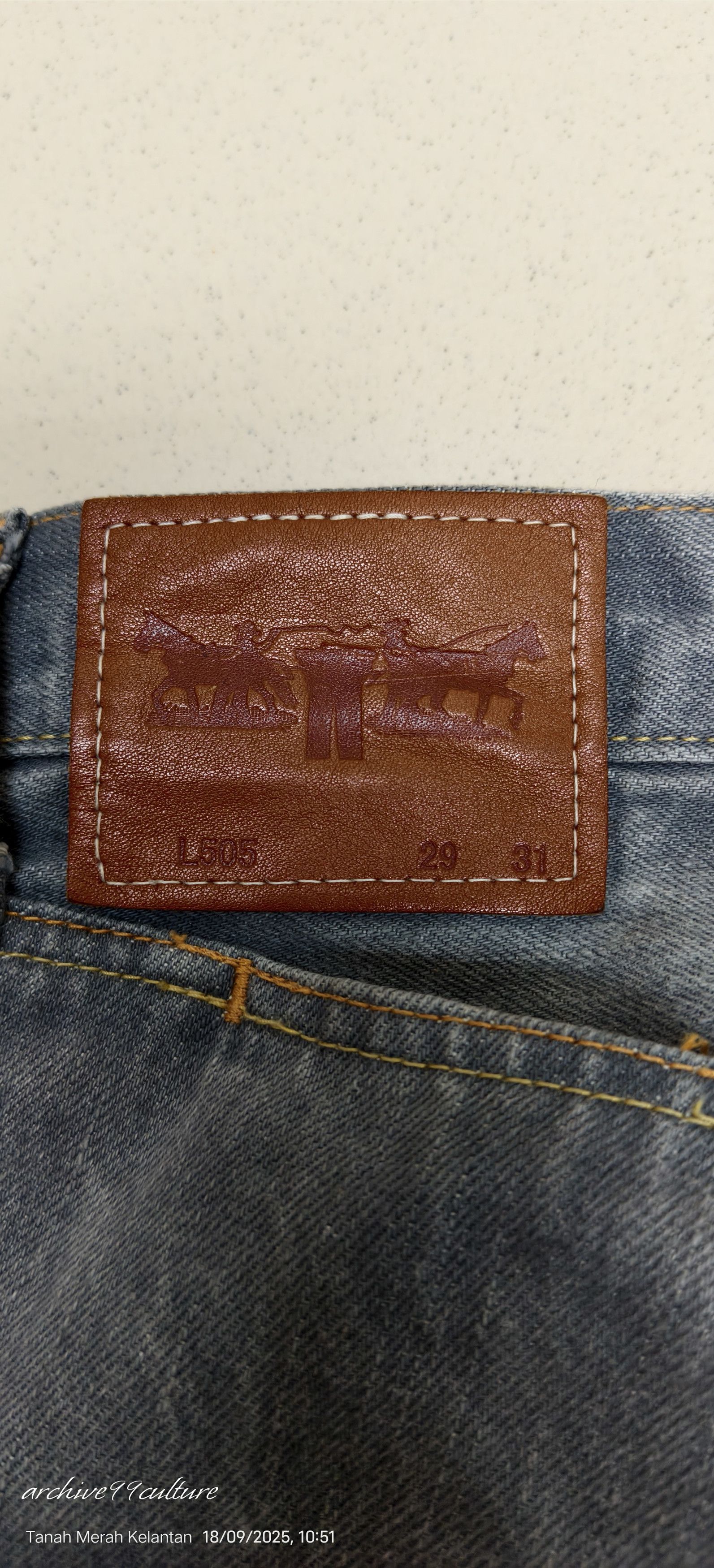 Takahiromiyashita The Soloist. Levi's® Lefty Jean L505 by Takahiro Kuraishi Size US 31 - 5 Thumbnail