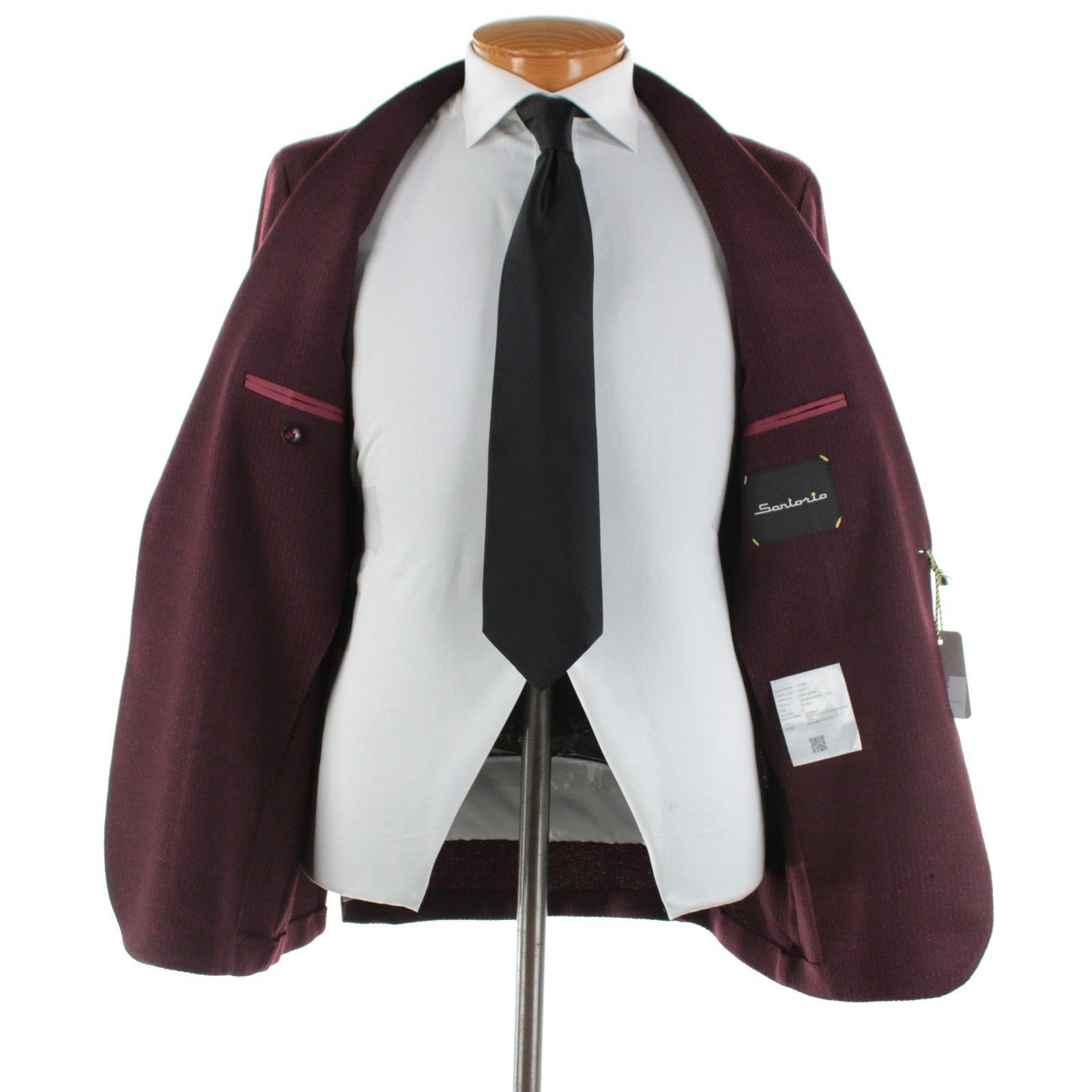 SARTORIO Sartorio Sport Coat Size 40 Regular US in Red Size 40R - 6 Thumbnail