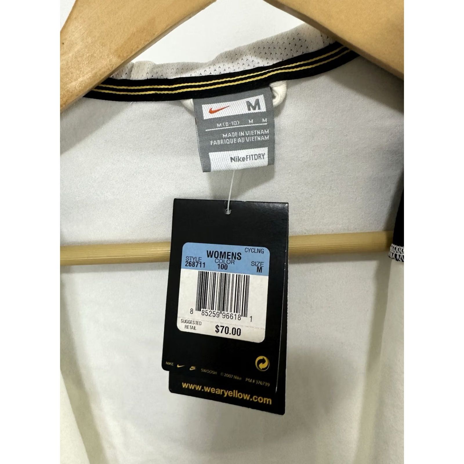Nike VINTAGE Nike Women's Boxy Cropped Full Zip Livestrong Hooded Jacket Shirt XS? Size M / US 6-8 / IT 42-44 - 5 Thumbnail