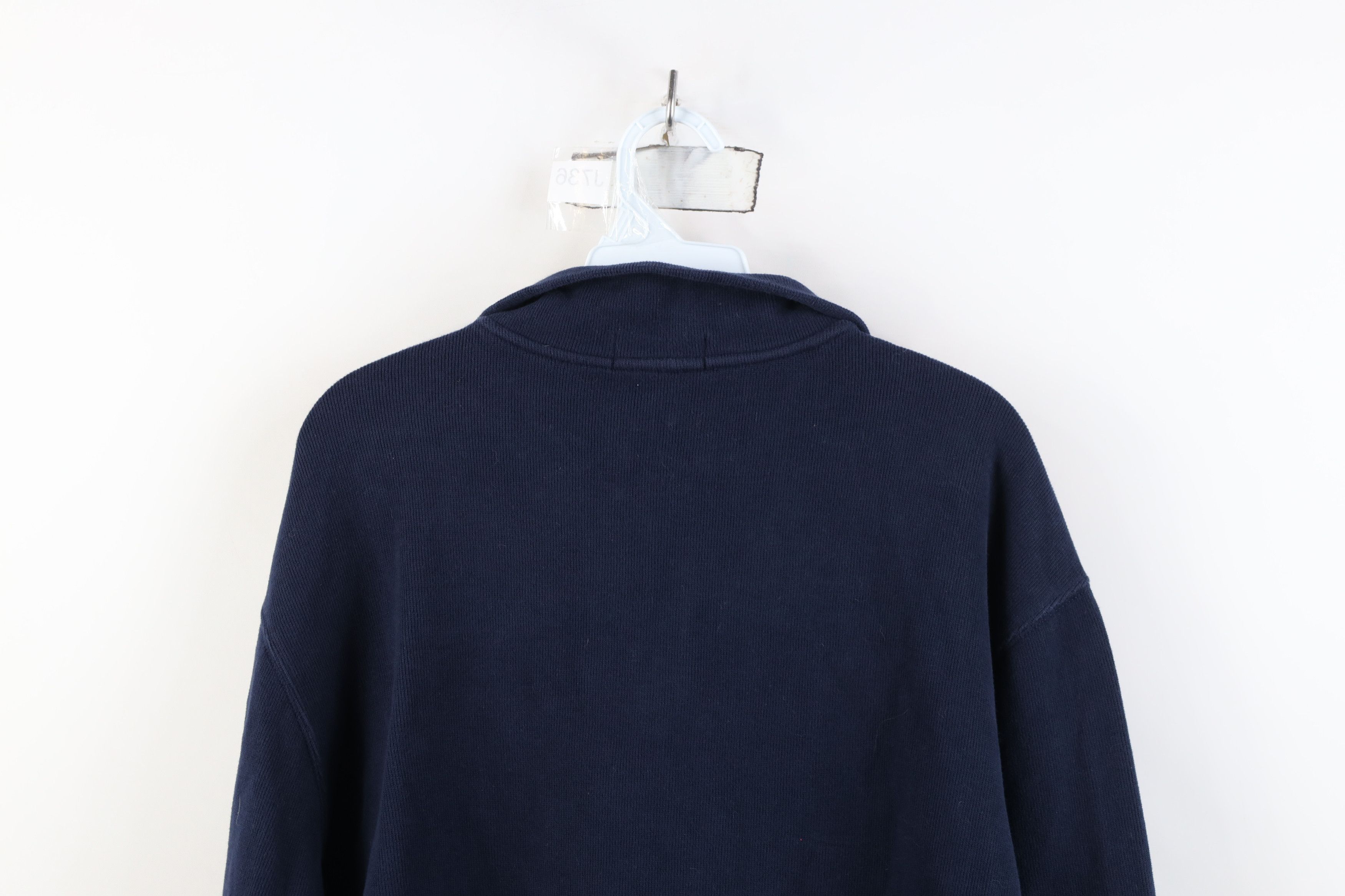 Ralph Lauren Vintage Ralph Lauren Ribbed Knit Half Zip Pullover Sweater Size US XL / EU 56 / 4 - 13 Thumbnail