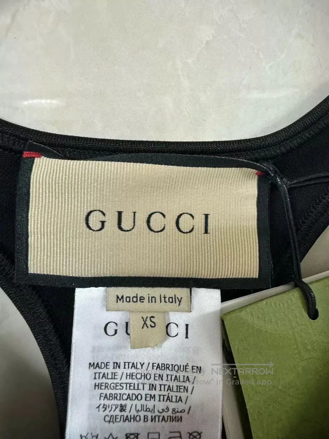 Gucci Gucci Logo Spliced Sports Vest. Size XS / US 0-2 / IT 36-38 - 3 Thumbnail