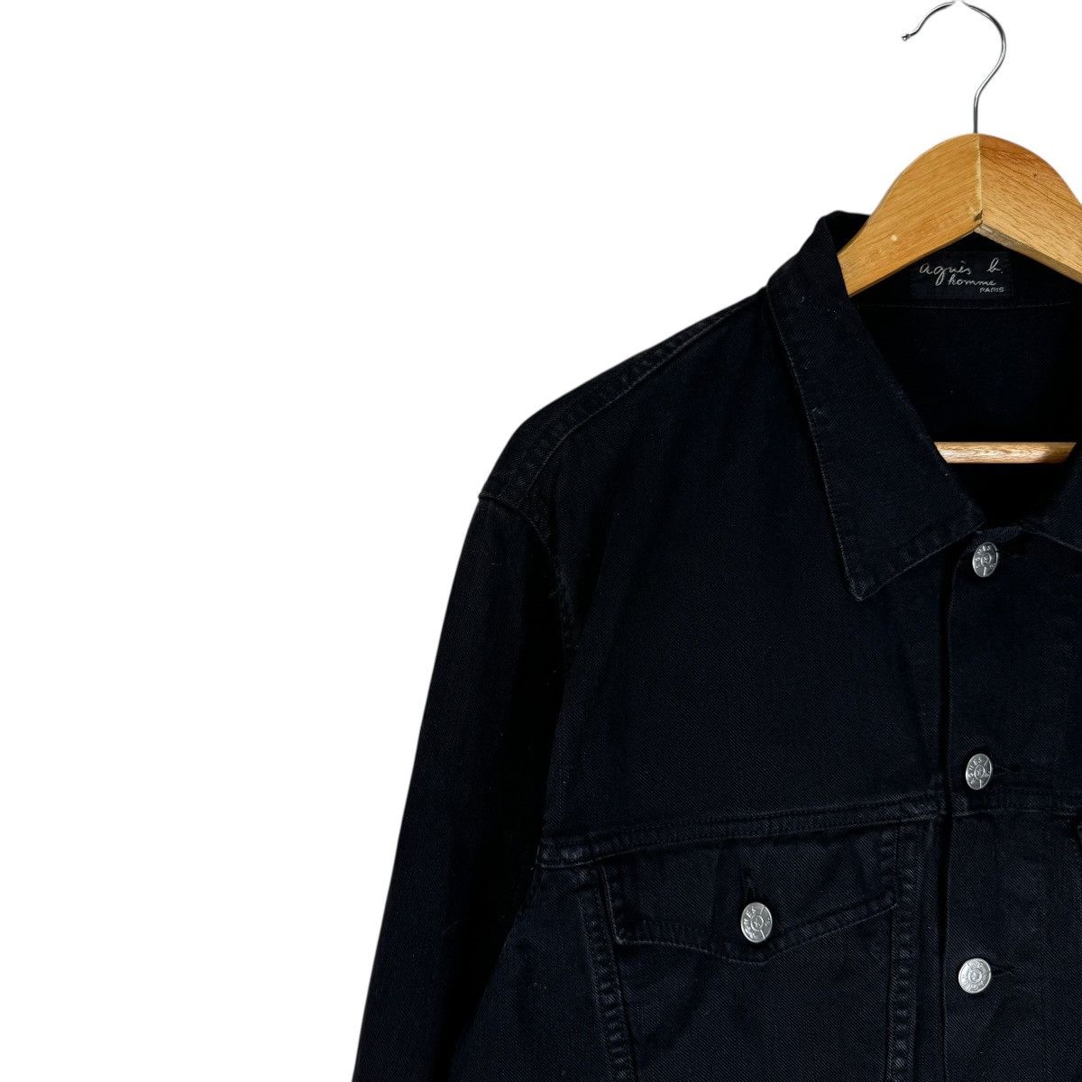 agnes b. ☀️AGNES B FRANCE DENIM TRUCKER JACKET Size US S / EU 44-46 / 1 - 6 Thumbnail