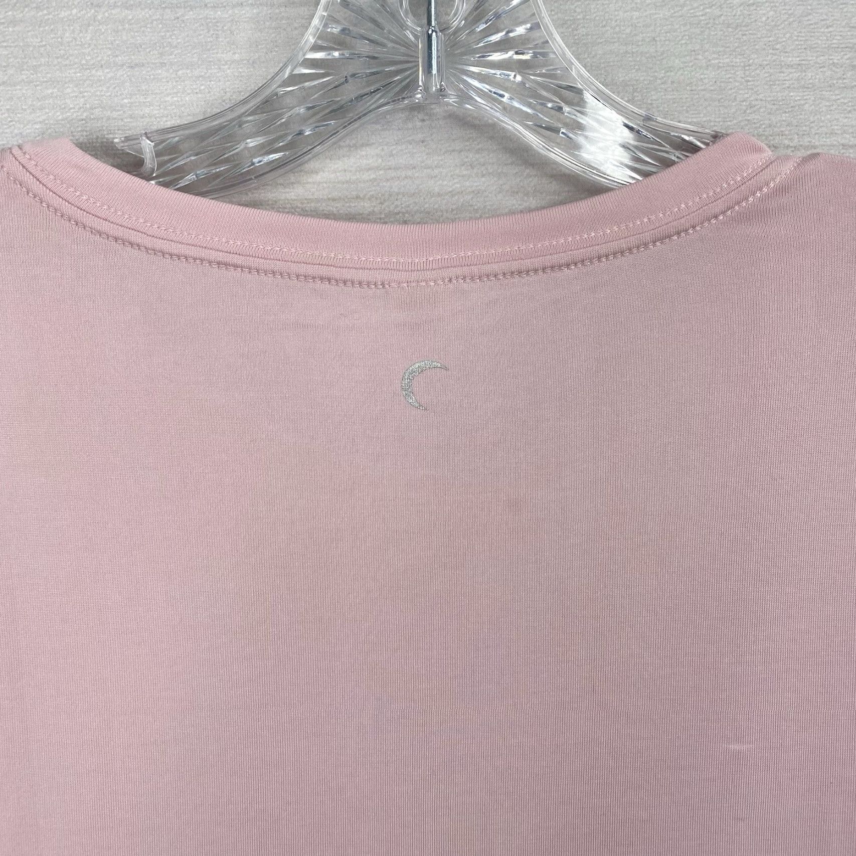 Pinko Zyia Active Womens Top M Pink Long Sleeve Pullover T-Shirt Stretch Lightweight Modal Polyester Knit Casual Shirt Ladies Size M / US 6-8 / IT 42-44 - 8 Thumbnail