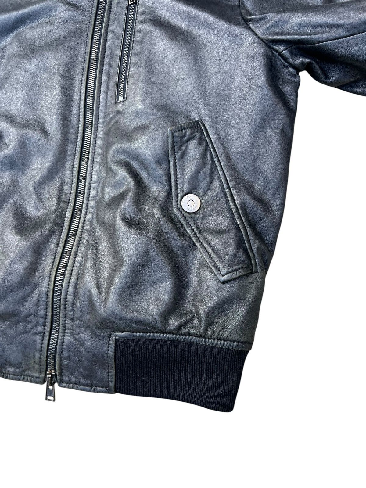 Valentino Valentino Patina Lambskin Leather Bomber Jacket Size US S / EU 44-46 / 1 - 8 Thumbnail