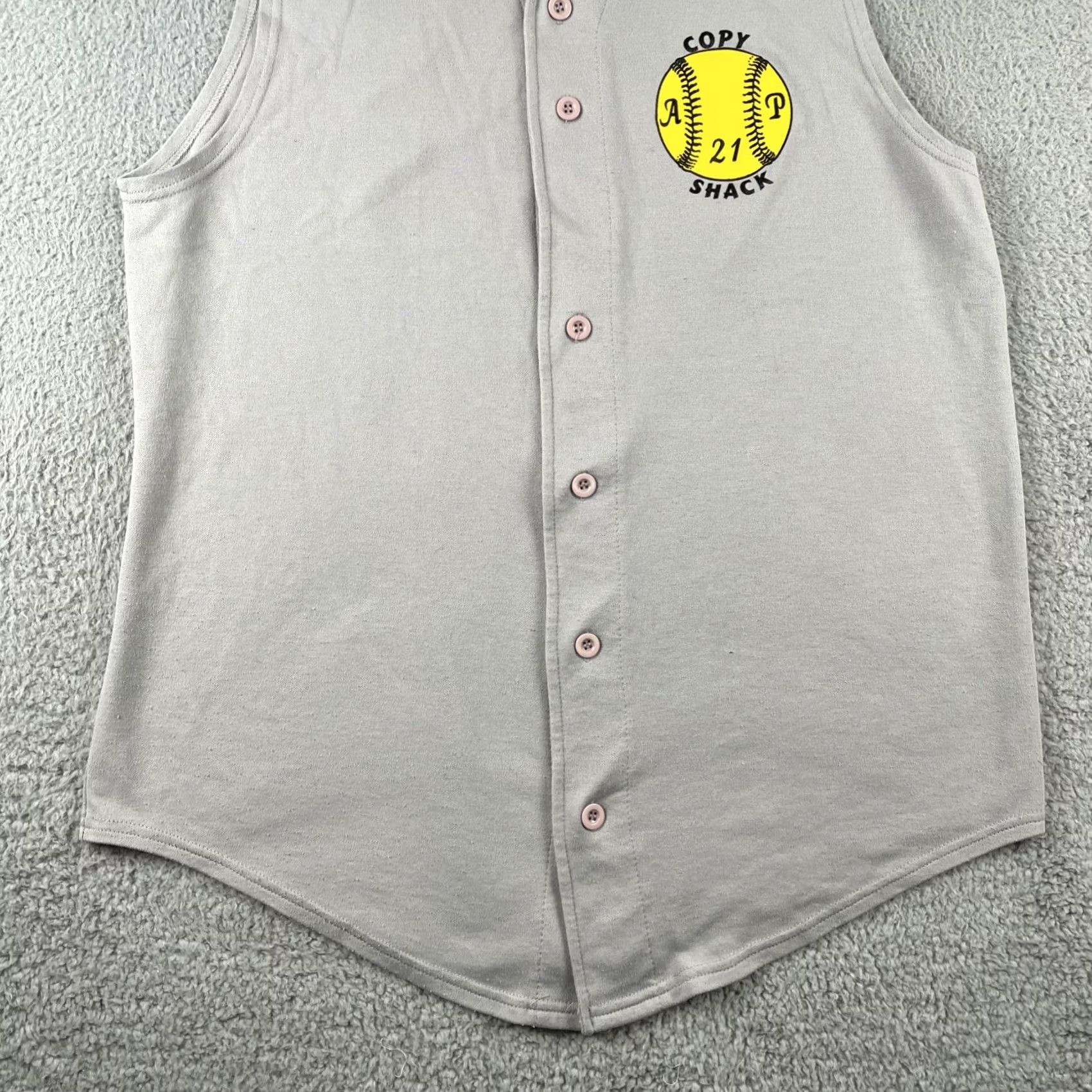 Vintage VINTAGE Teamwork Athletic Tank Shirt XL Gray Sleeveless USA Baseball Men N/A Size US XL / EU 56 / 4 - 7 Thumbnail