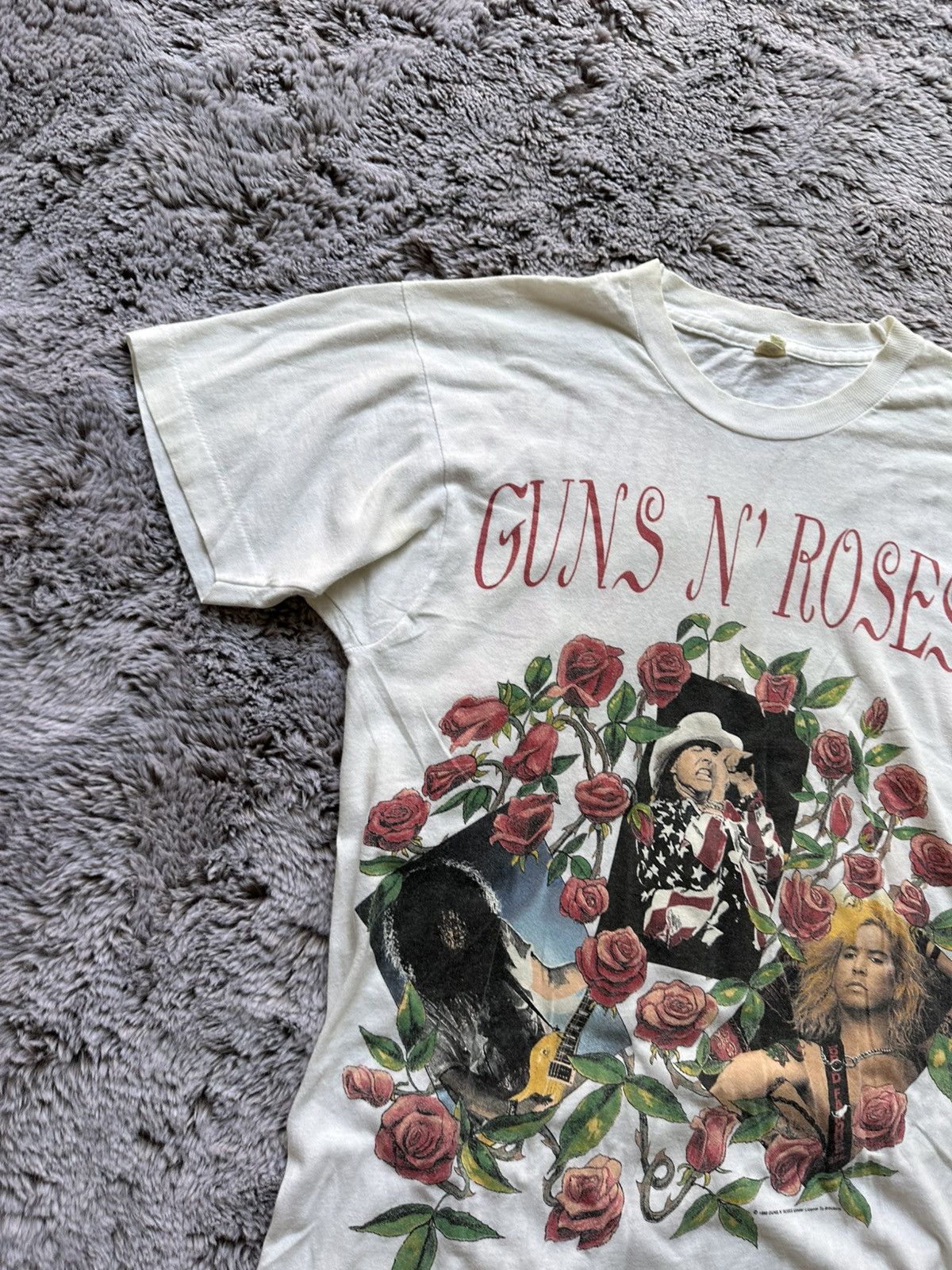 Other Vintage 1993 Guns N Rose Skin N Bones Tour Tee Screen Stars Size US L / EU 52-54 / 3 - 4 Thumbnail