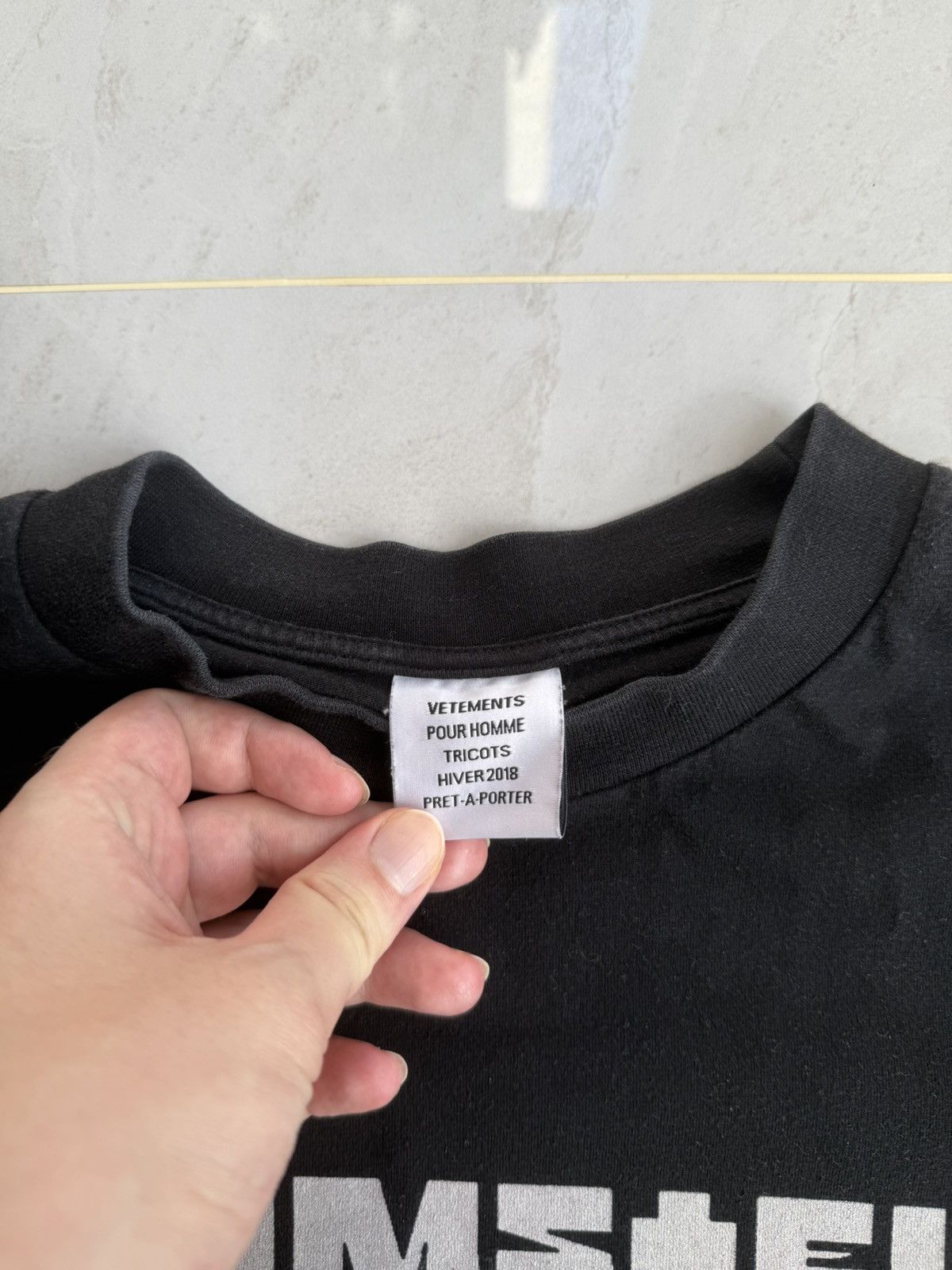 Vetements *RARE* Vetements AW18 Rammstein Tshirt Sz.S Size US S / EU 44-46 / 1 - 3 Thumbnail