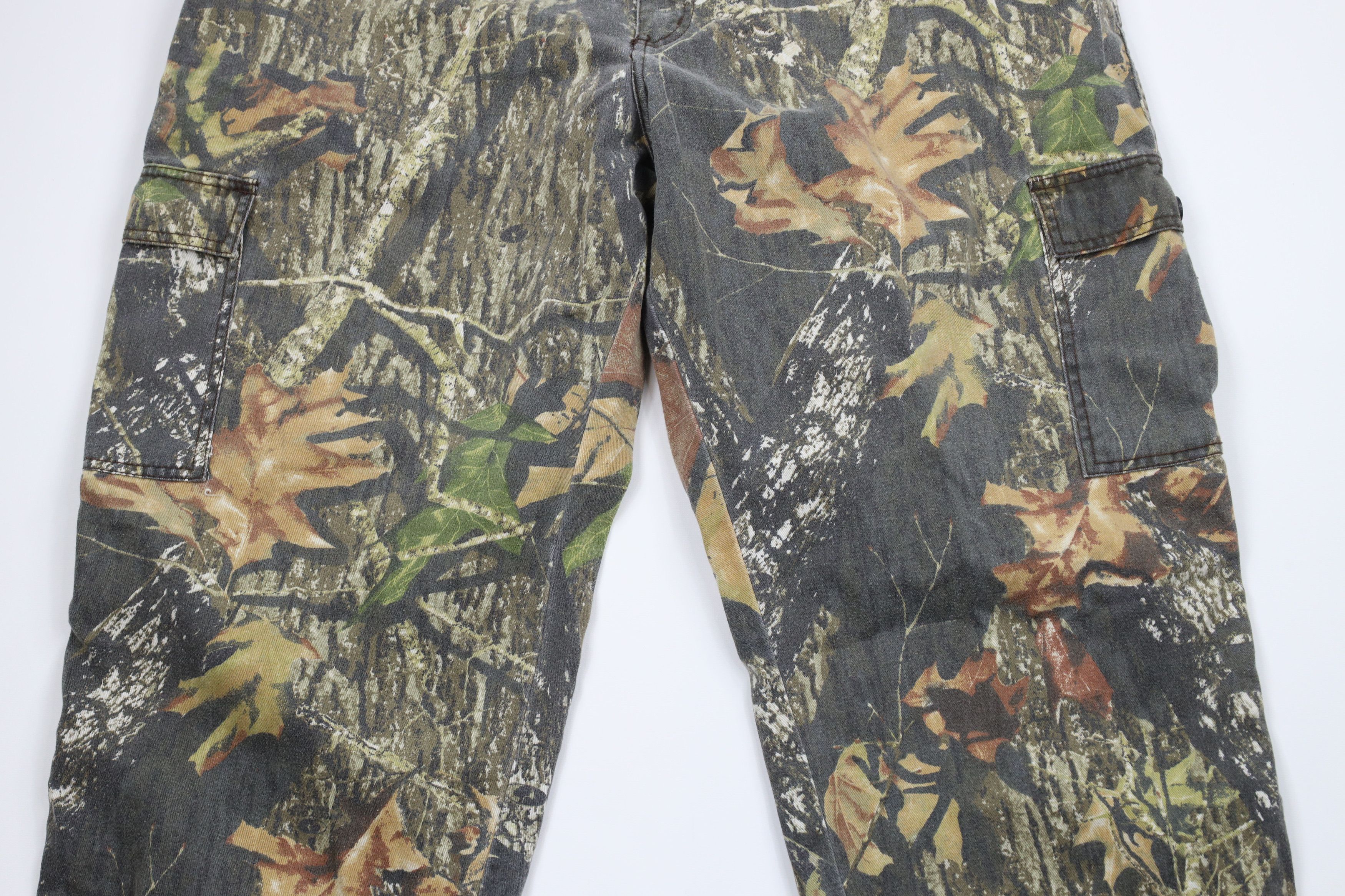 Mossy Oaks × Vintage Vintage Mossy Oak Camouflage Faded Wide Leg Cargo Pants Size US 40 / EU 56 - 3 Thumbnail