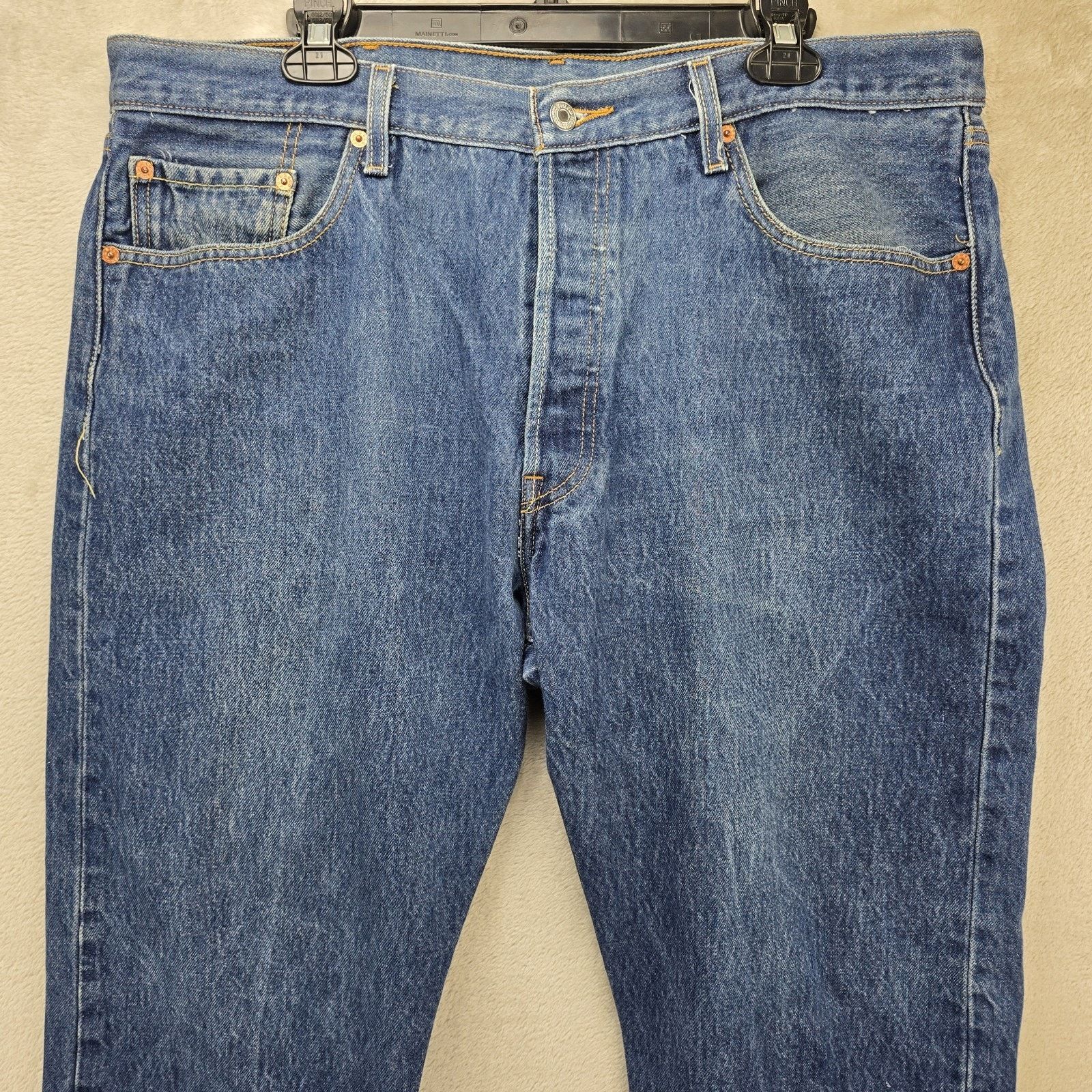 Levi's Vintage Levis Jeans Mens 40x32 (Fits 38x28) Denim 501 Y2K Size US 38 / EU 54 - 2 Thumbnail