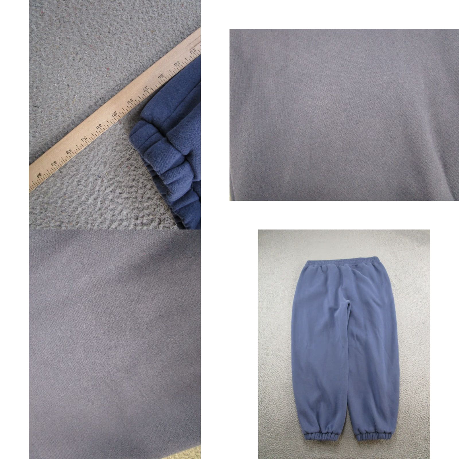 Vintage Comfrt Sweatpants Unisex Adults 3XL Blue Elastic Waist Pockets Tapered Leg Size 40" / US 18 - 9 Thumbnail