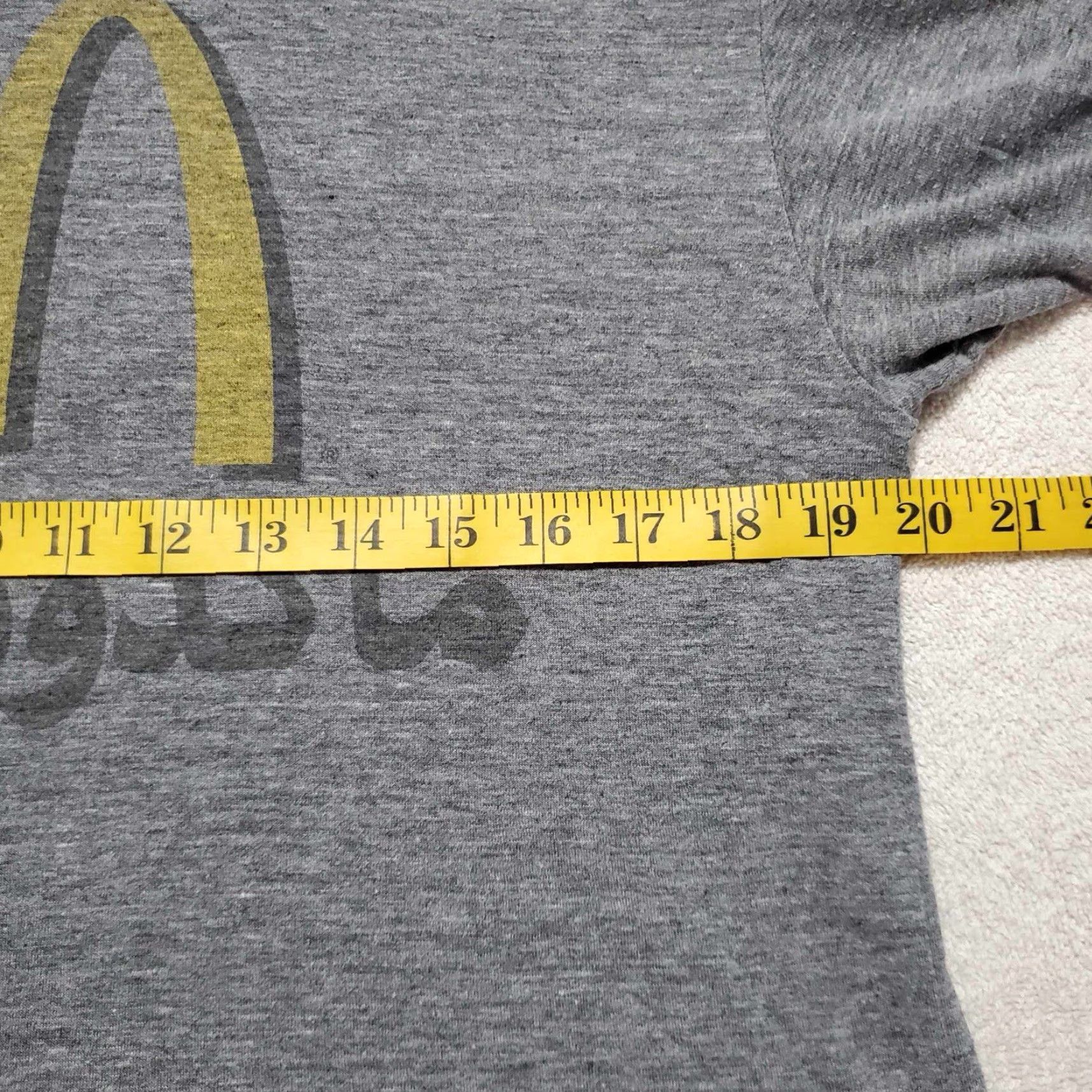 Vintage Mcdonald’s Special Edition Shirt T-Shirt McDonald’s Mens Regular Large Gray Cotton Crew Neck Short Sleeve Limited Edition Vintage No Size US L / EU 52-54 / 3 - 4 Thumbnail
