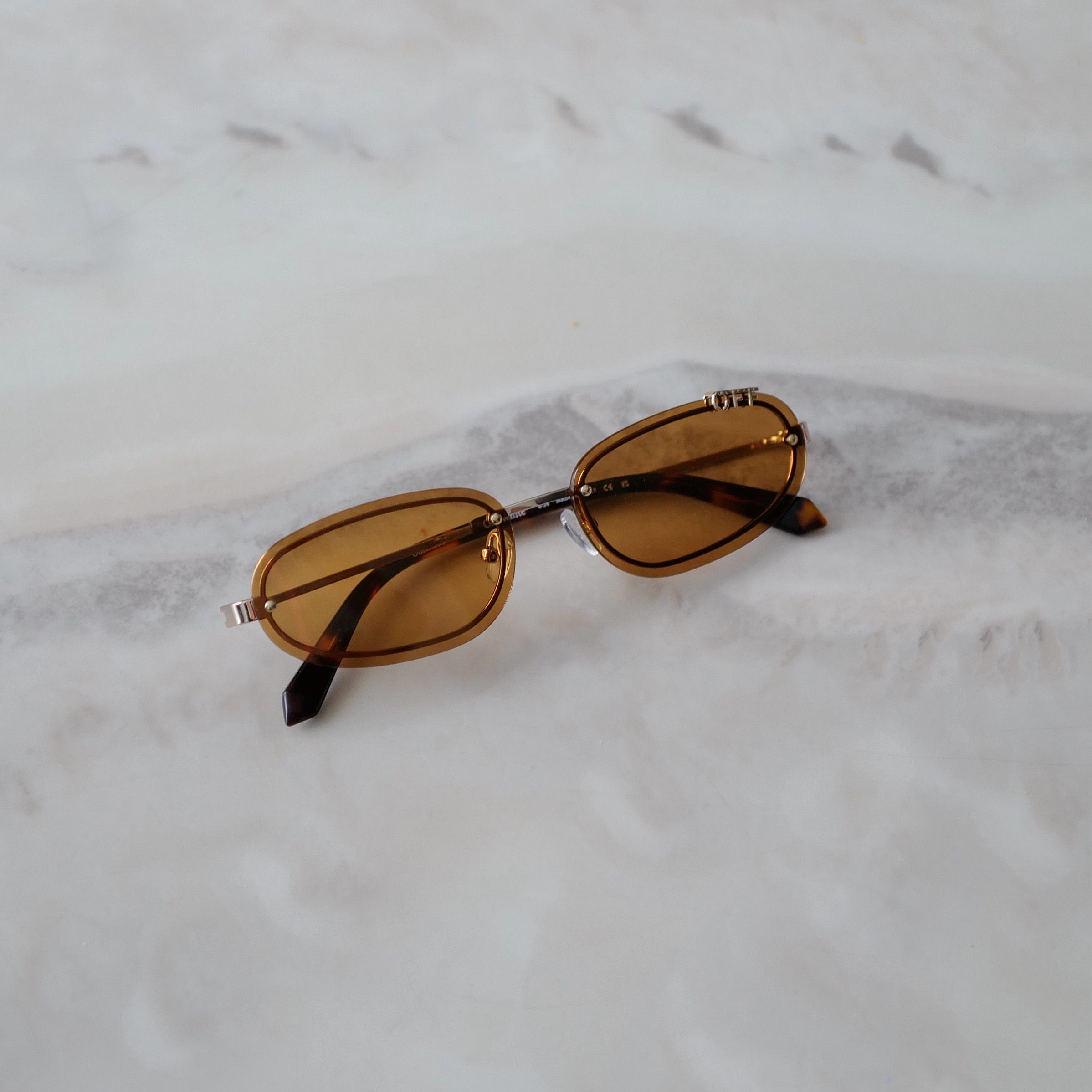 Off-White OFF WHITE MIAMI OERI13M 7662 GOLD CAMEL Size ONE SIZE - 1 Thumbnail