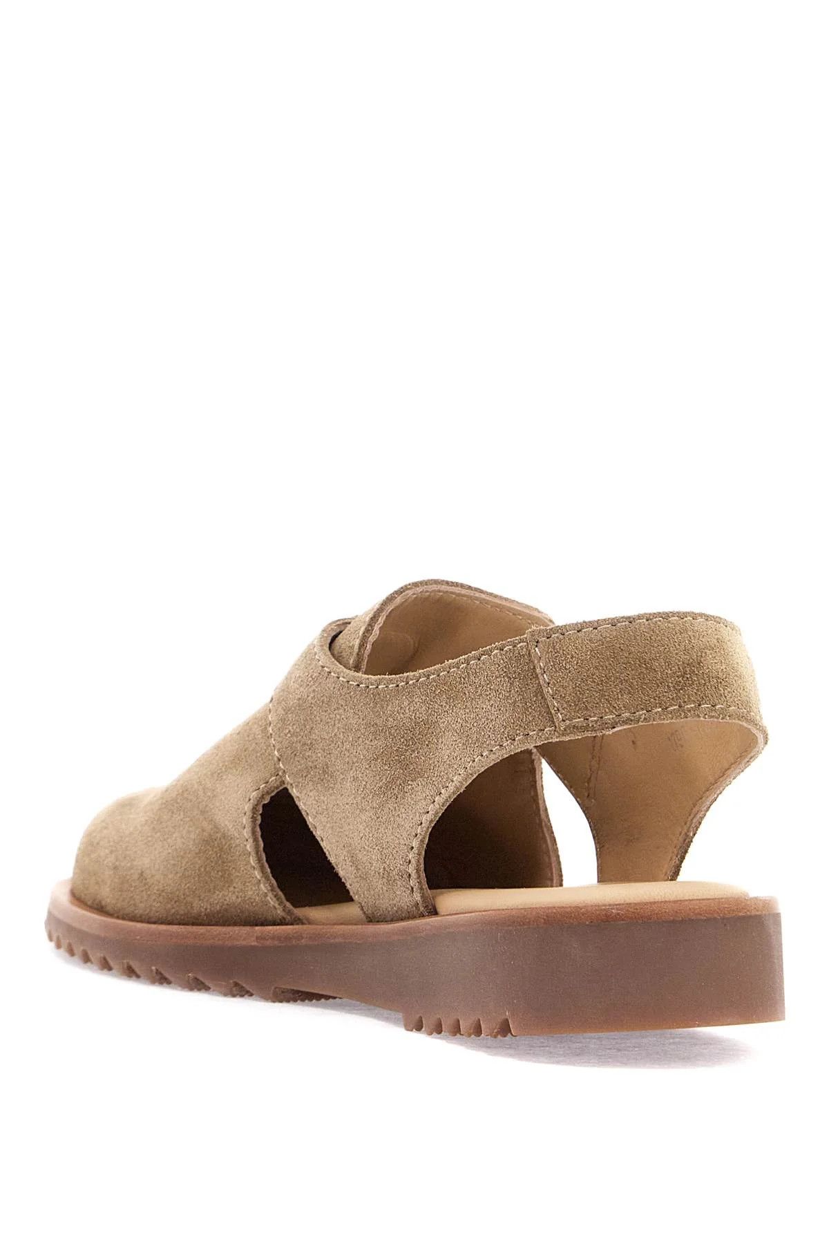 Paraboot o1s22i1n1224 Suede Leather Sabot in Beige Size US 7 / IT 37 - 3 Thumbnail