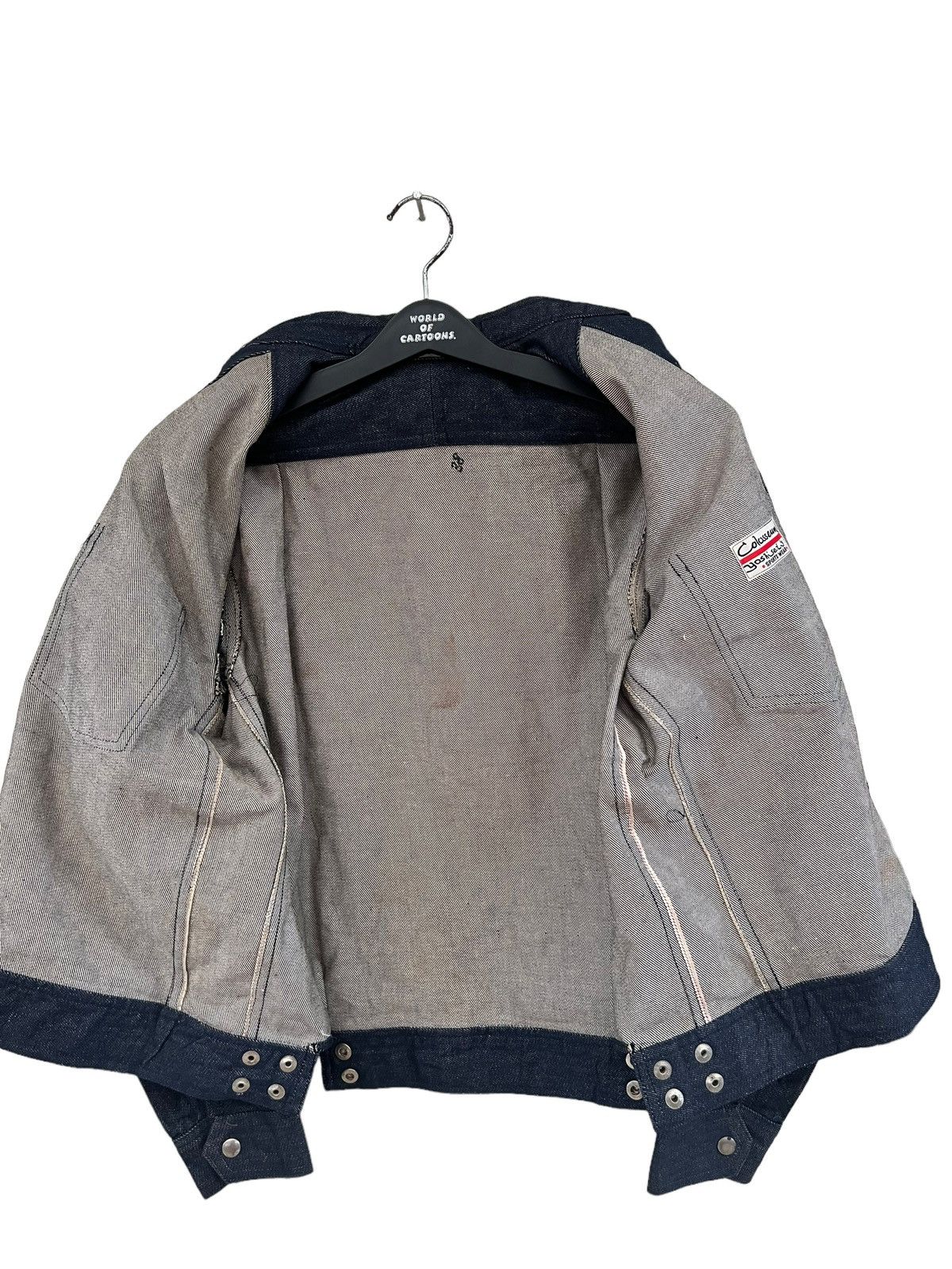 Vintage Vintage YOSHISEI Sports Wear "Colosseum" Hybrid Denim Jacket Size US M / EU 48-50 / 2 - 22 Thumbnail