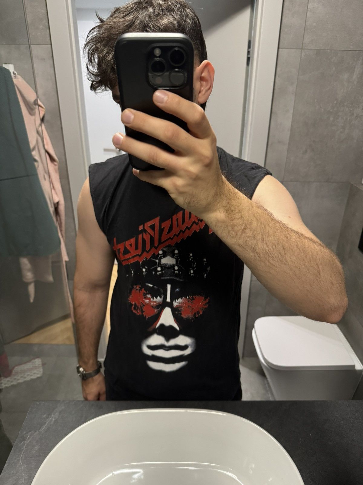 Band Tees × Vintage Judas Priest tank top customized from 00s Size US L / EU 52-54 / 3 - 5 Thumbnail
