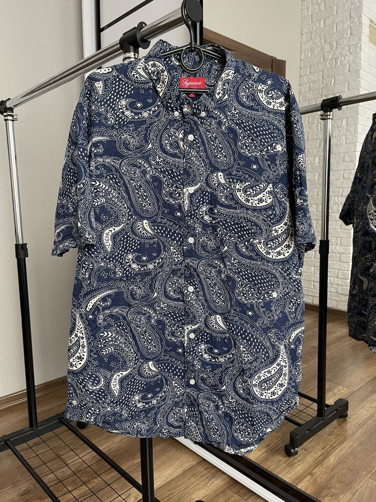 Supreme Supreme Bandana Shirt Button Up Short Sleeve Grailed