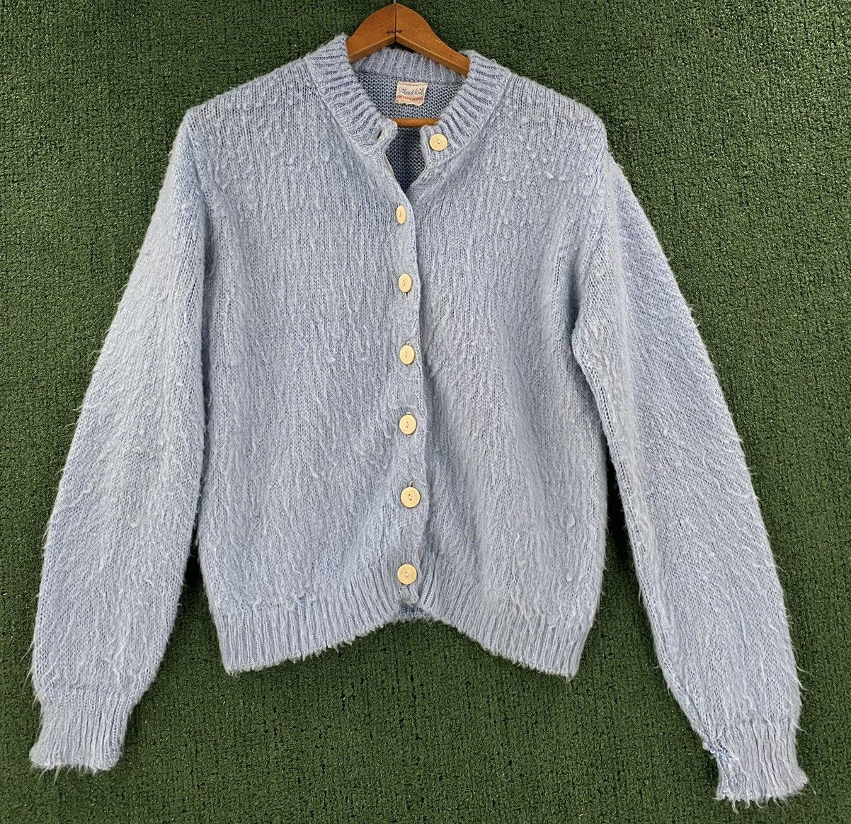 Vintage Vintage 60’s Shaggy Cardigan Sweater Women Small Short Size S / US 4 / IT 40 - 1 Thumbnail