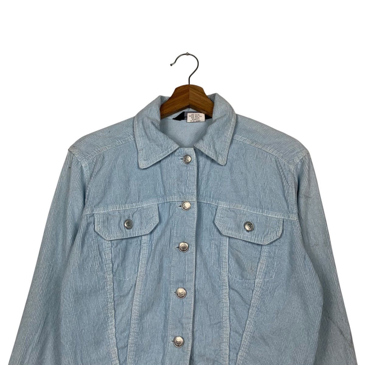 Vintage 90’s BILLY BLUES Women’s Corduroy Jacket #2277-C101 Size M / US 6-8 / IT 42-44 - 2 Thumbnail
