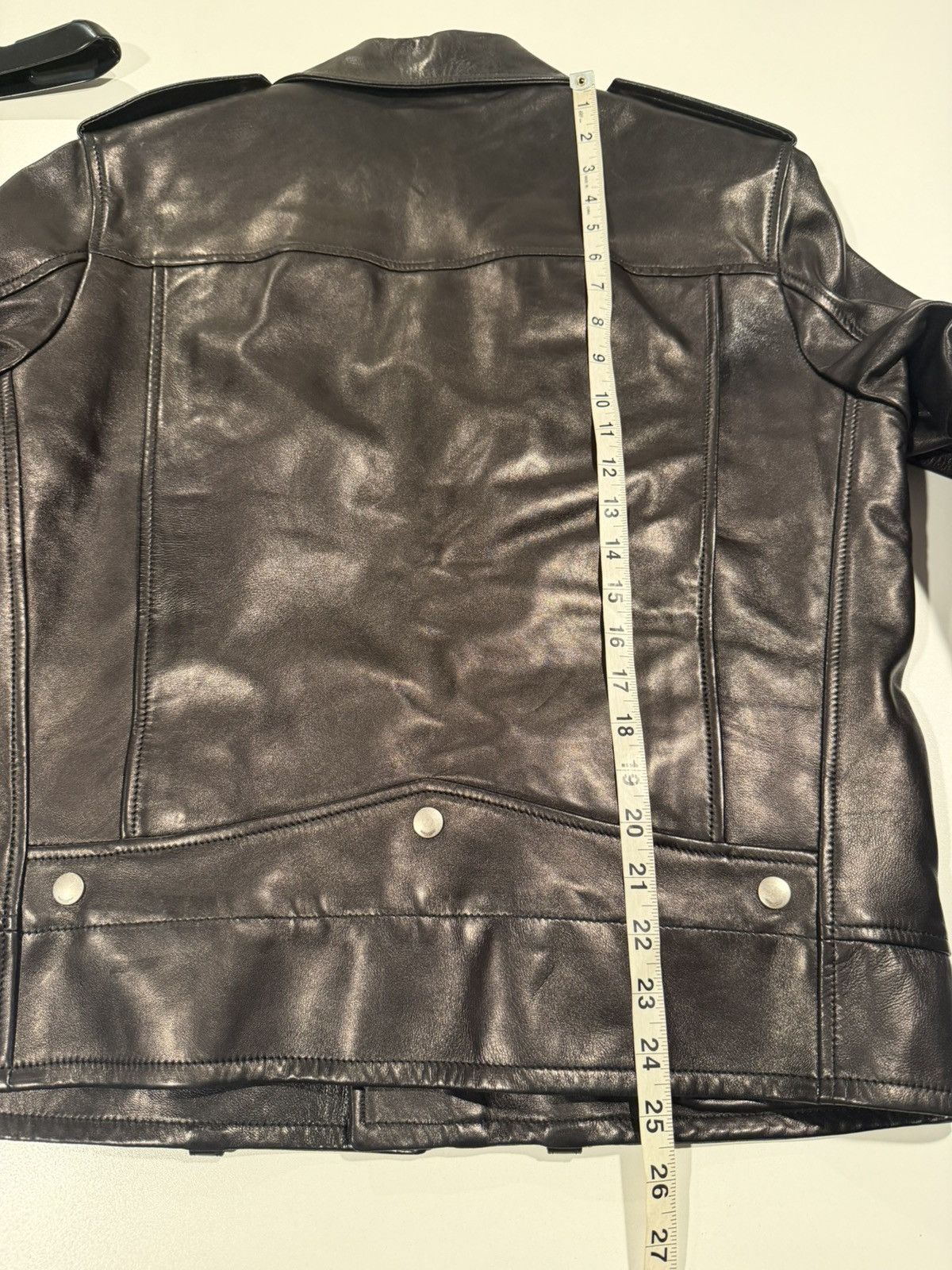 Saint Laurent Paris Saint Laurent Hedi Slimane leather jacket. 56/XL. Size US XL / EU 56 / 4 - 7 Thumbnail