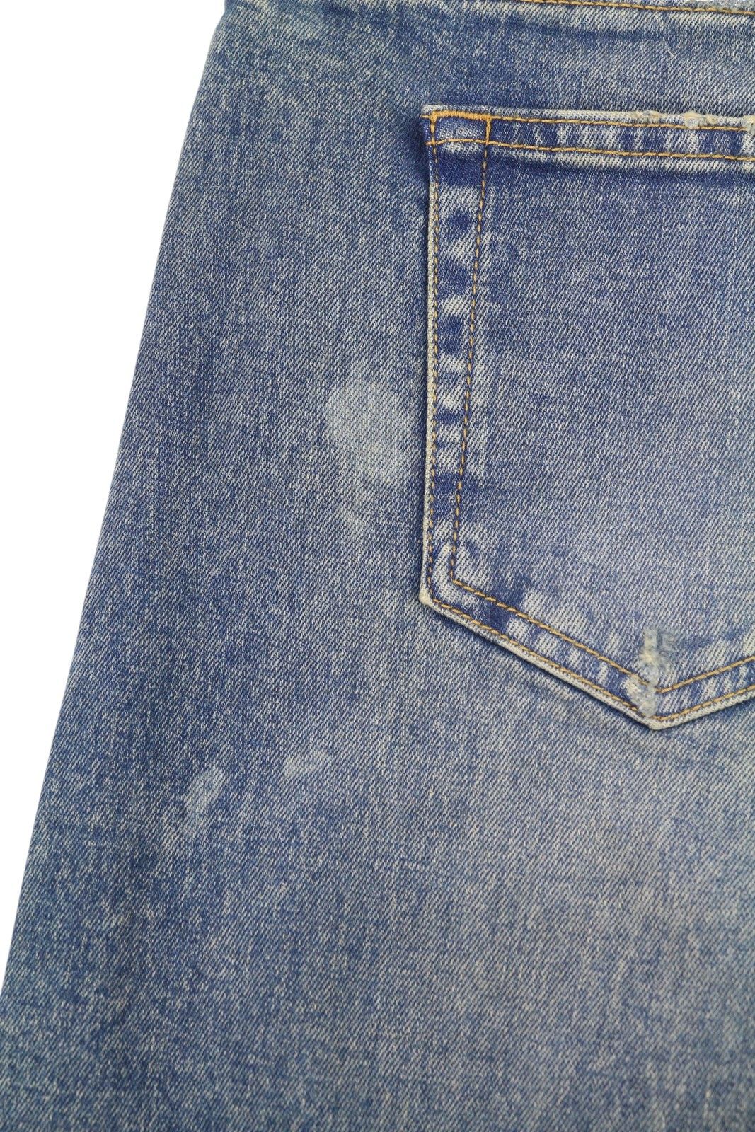 R13 BOY STRAIGHT 31 Kelly Stretch Blue PS25 Jeans 87184 Size 31" - 13 Thumbnail