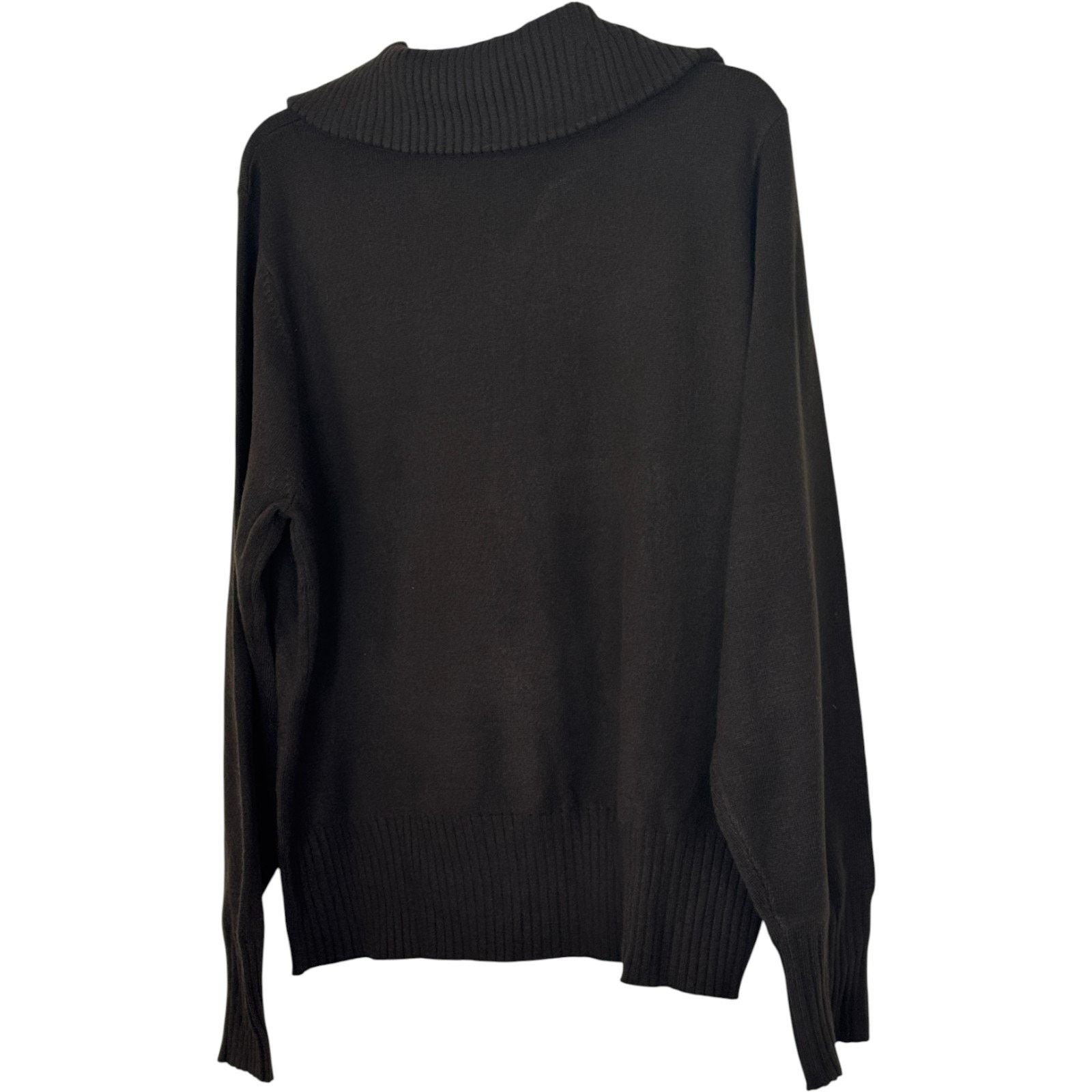 Other Josephine Chaus Brown Full Zip Sweater XXL Long Sleeve Size XXL / US 16-18 / IT 52-54 - 7 Thumbnail