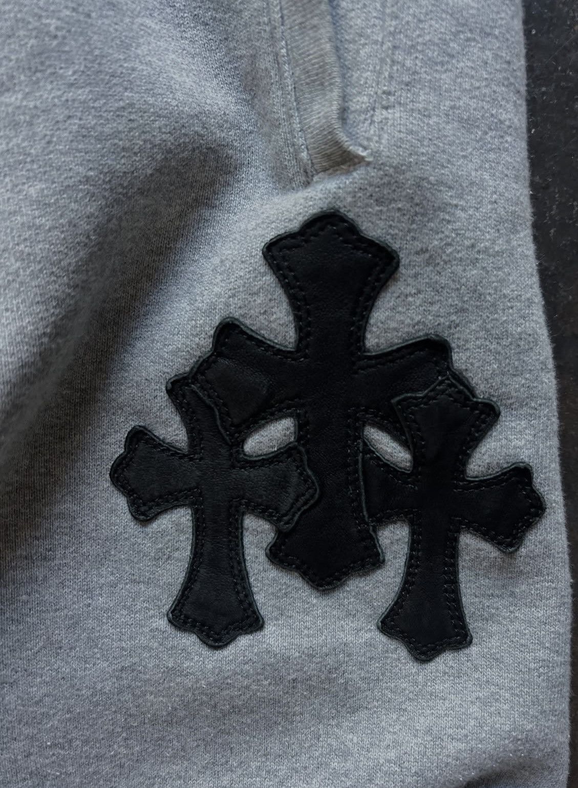 Chrome Hearts Chrome Hearts PaperJam Triple Cross Sweatpants Size US 34 / EU 50 - 2 Thumbnail